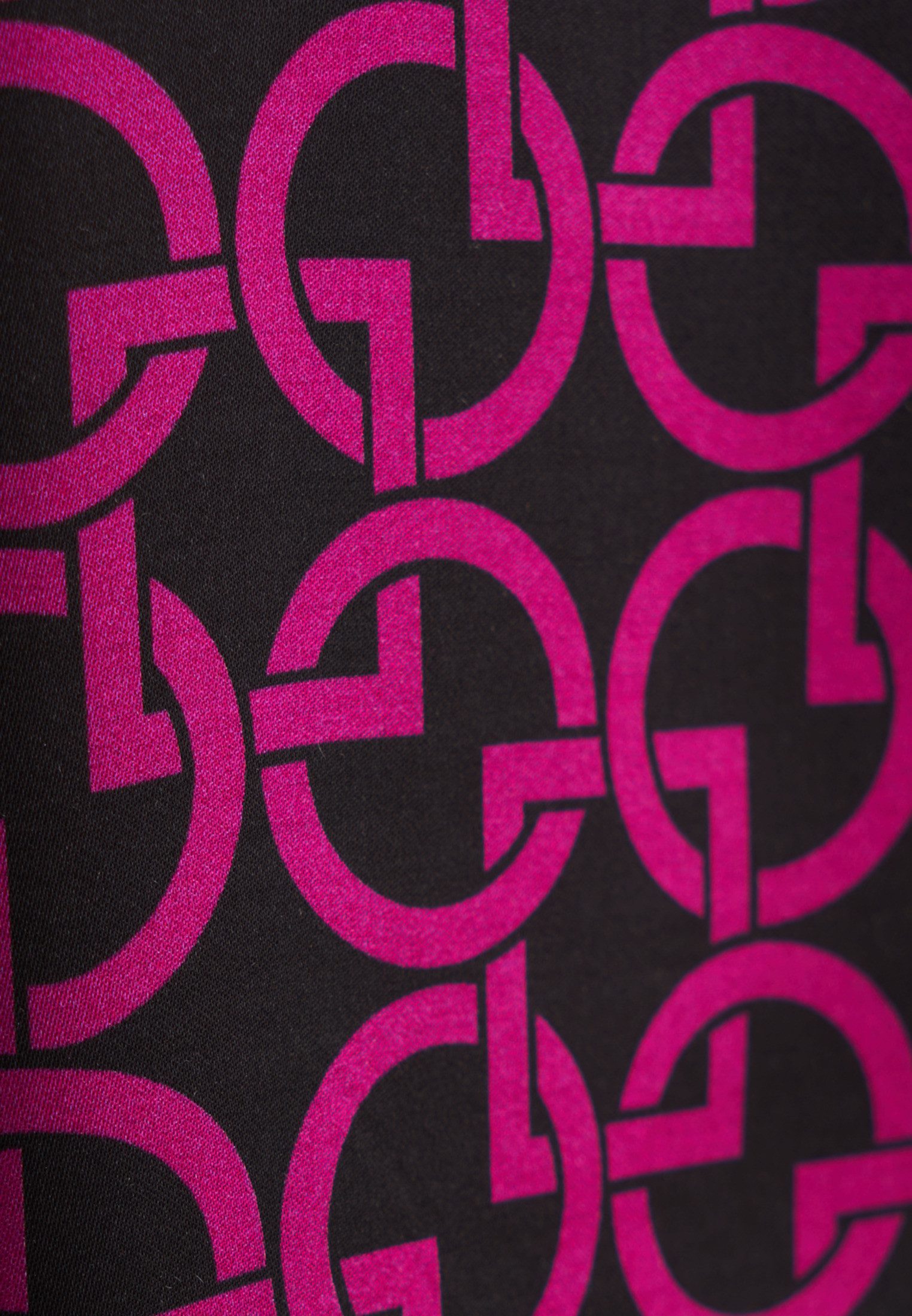 seidensticker Overhemdblouse Zwarte roos Lange mouwen kraag print