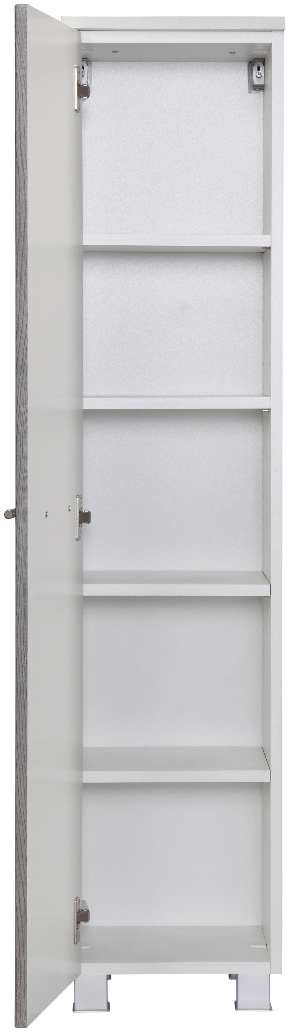 welltime Halfhoge kast Trento, in verschillende designs en kleuren Badkamermeubel, breedte 30 cm, 1 deur, Made in Germany