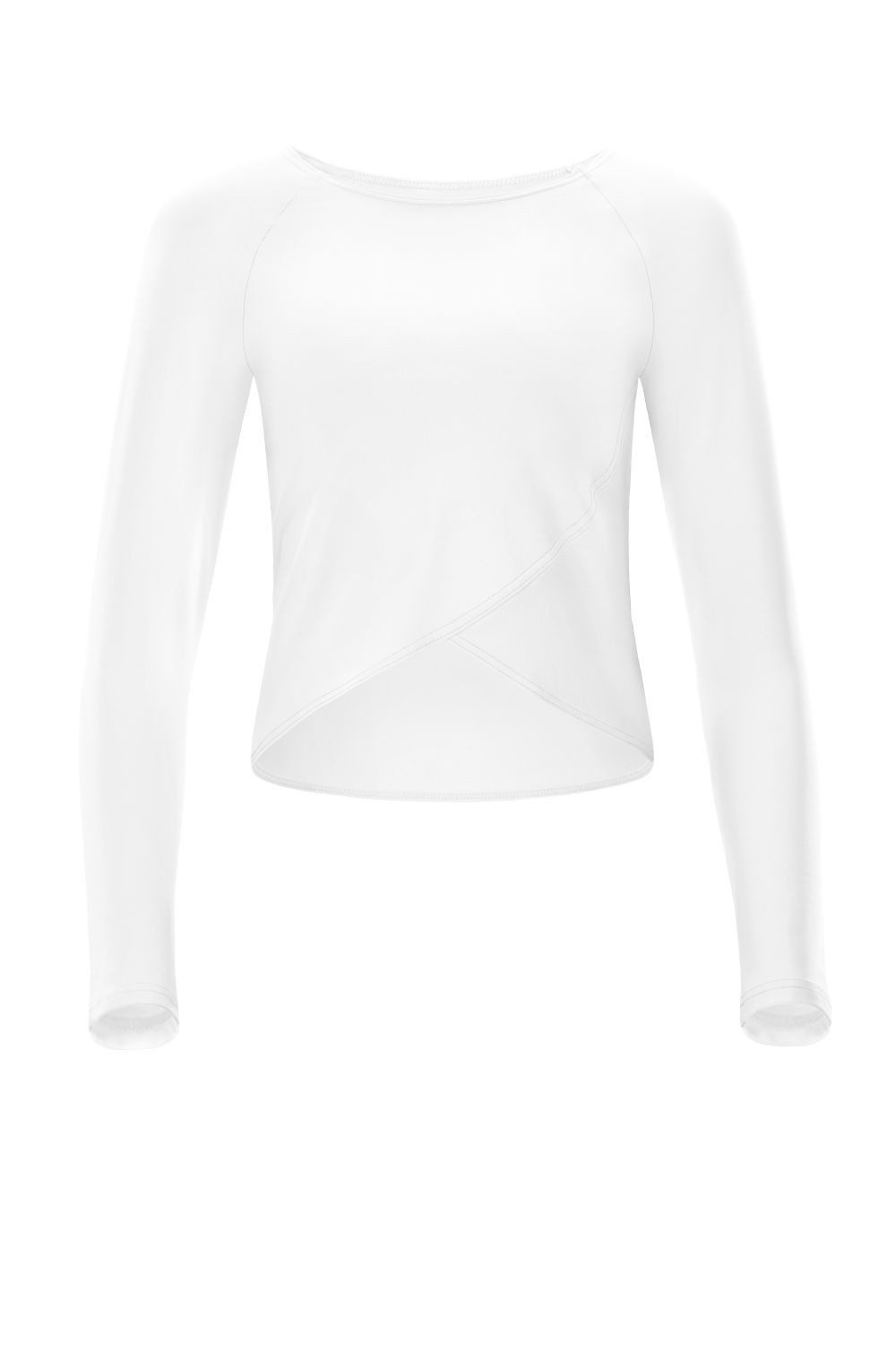Winshape Shirt met lange mouwen Cropped functional Light and Soft dames shirts maat XL wit