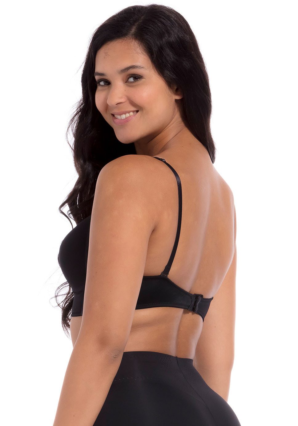 Magic Body Fashion Beugelloze-bh V-Bra extreem diep vallende halslijn en extra diepe rug
