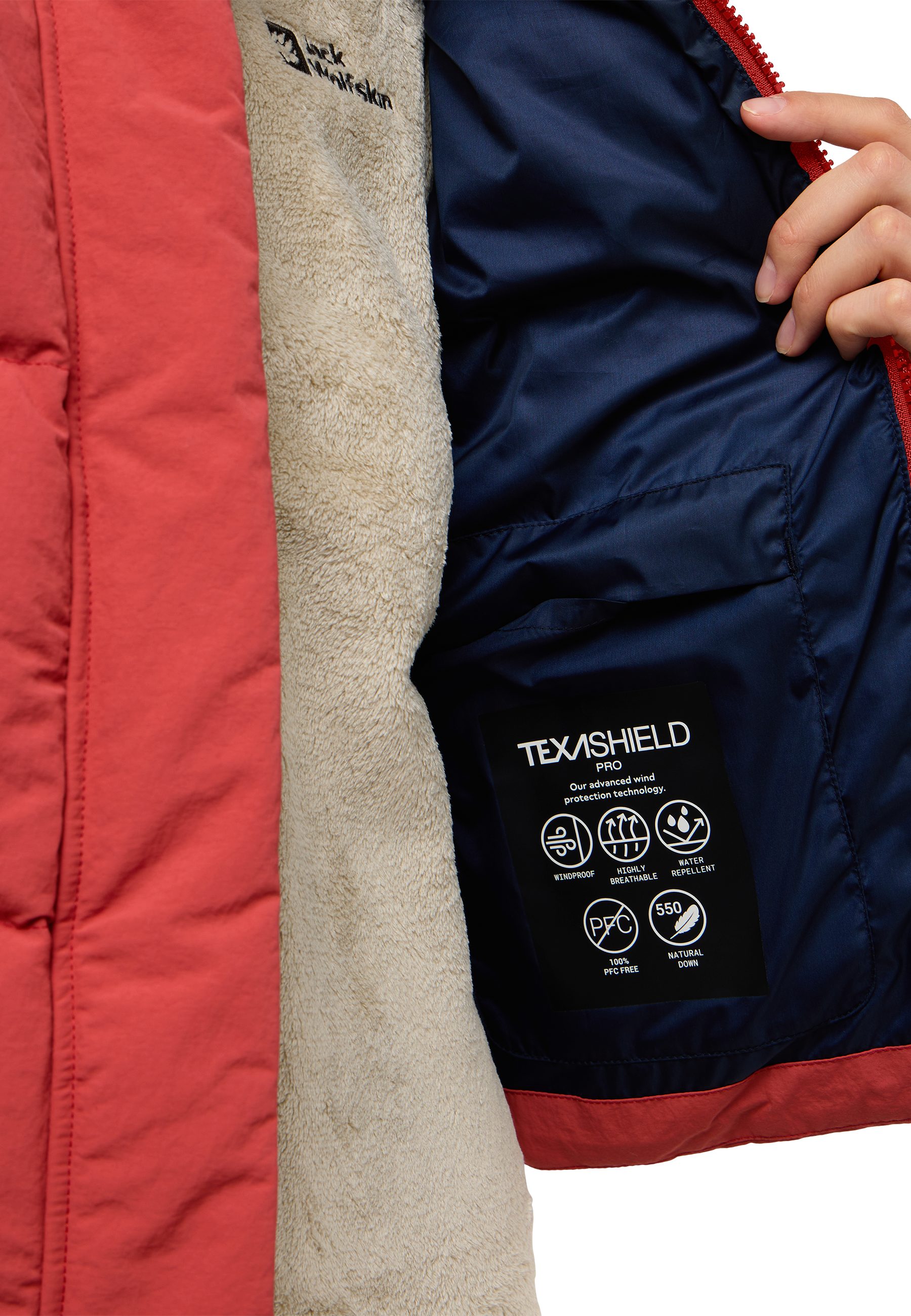 Jack Wolfskin Donzen bodywarmer Noorderlicht