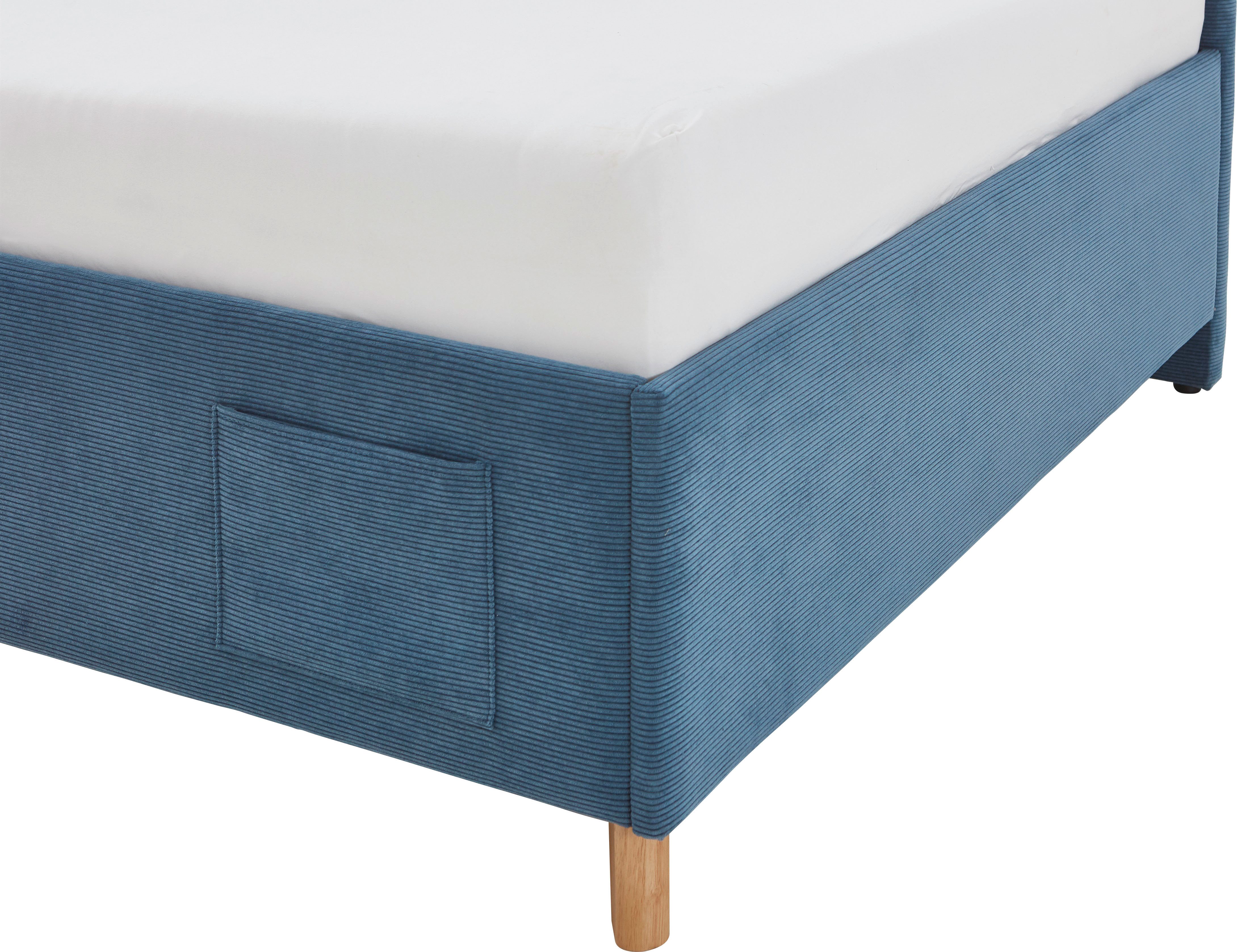 meise.möbel Kinderledikant COOL II Bekleed bed naar keuze met bedkist, tienerbed inclusief USB-aansluitingen