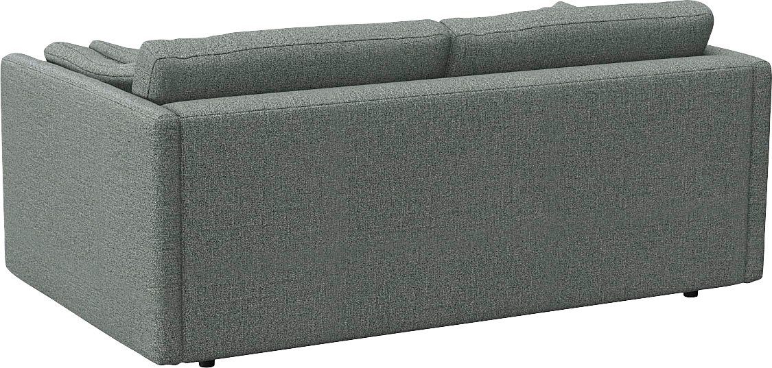 FLEXLUX 2,5-zitsbank Lovane Zacht en zeer comfortabel, grote zitdiepte op koudschuim, inclusief sierkussen