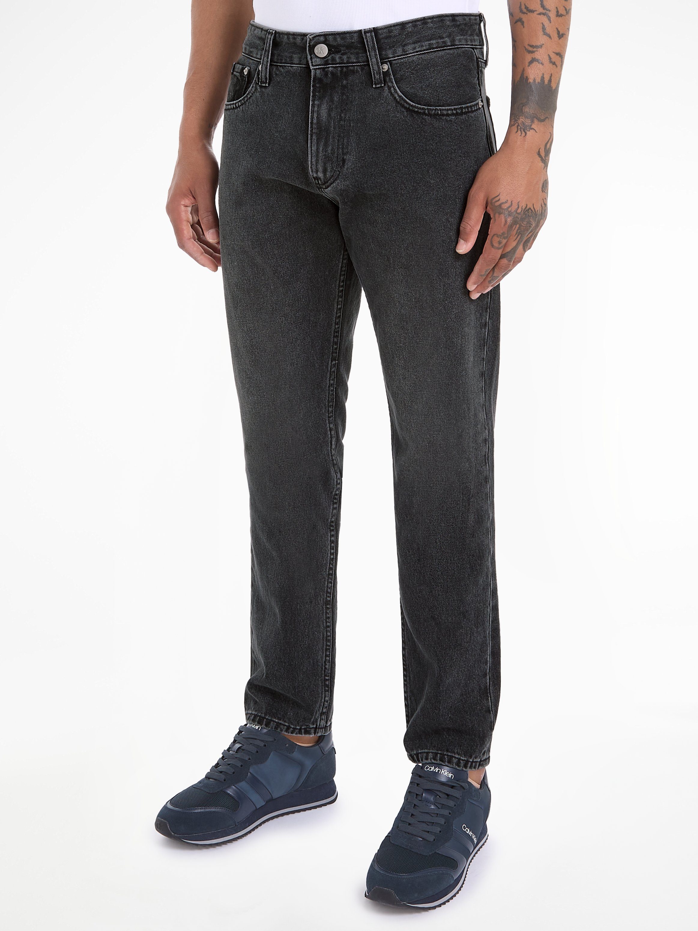 Calvin Klein Straight jeans Authentic Straight heren straight jeans maat 33 zwart