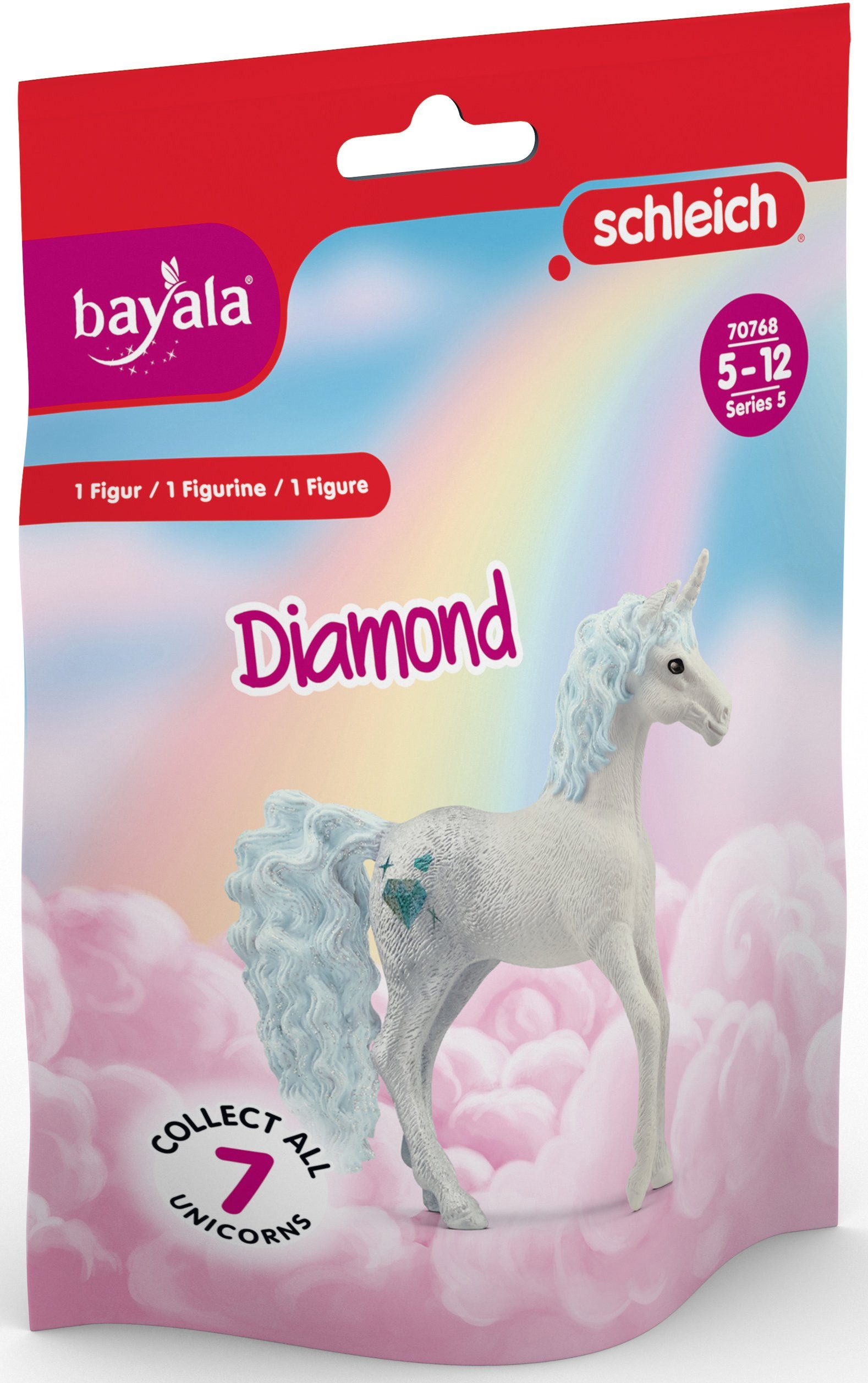 Schleich® Speelfiguur BAYALA®, verzamelbare eenhoorn diamant (70768)