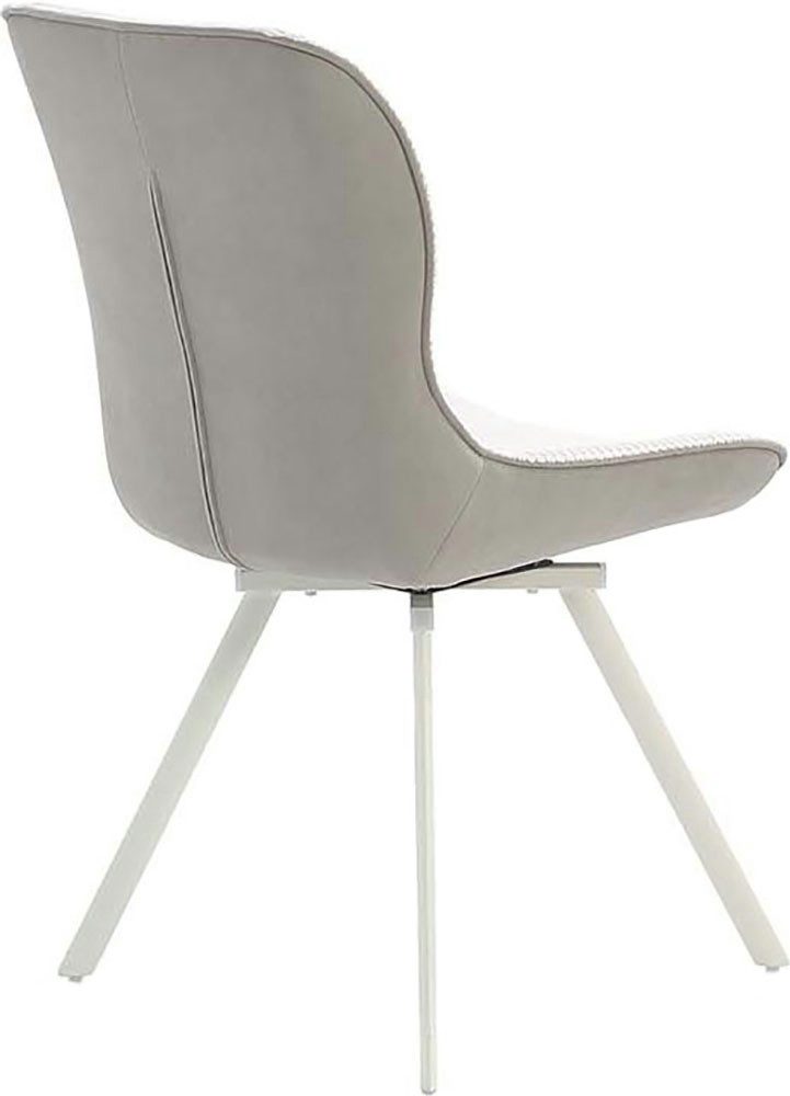 Jockenhöfer Gruppe Stoel met 4 poten Mellum Inclusief draaifunctie (360° draaibaar), bekledingsstof cord (set, 2 stuks)