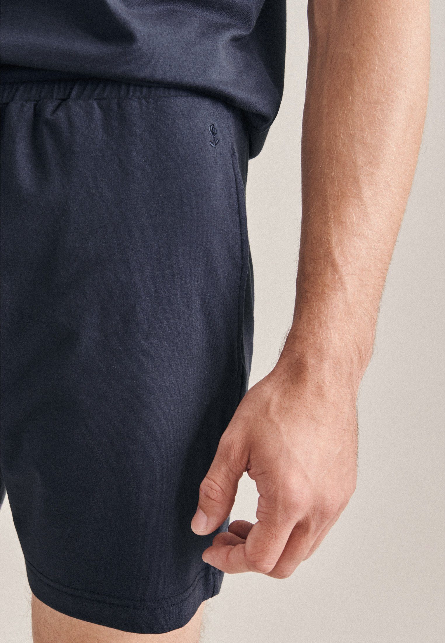 seidensticker Functionele onderbroek Zwarte roos Pyjama eenkleurig