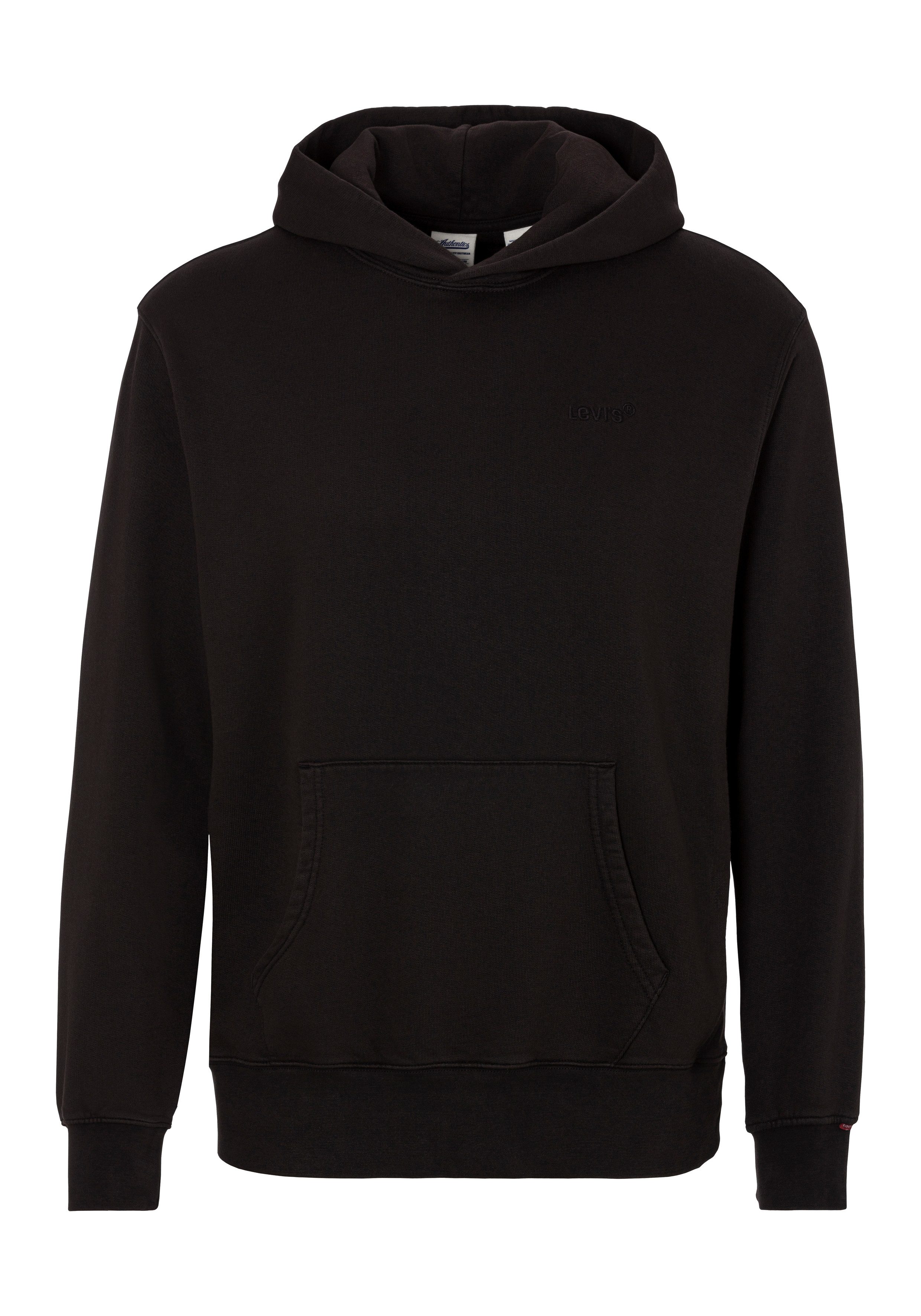 Levi's® Hoodie THE AUTHENTIC HOODIE met kleine ton-sur-ton logo-borduursel op de borst