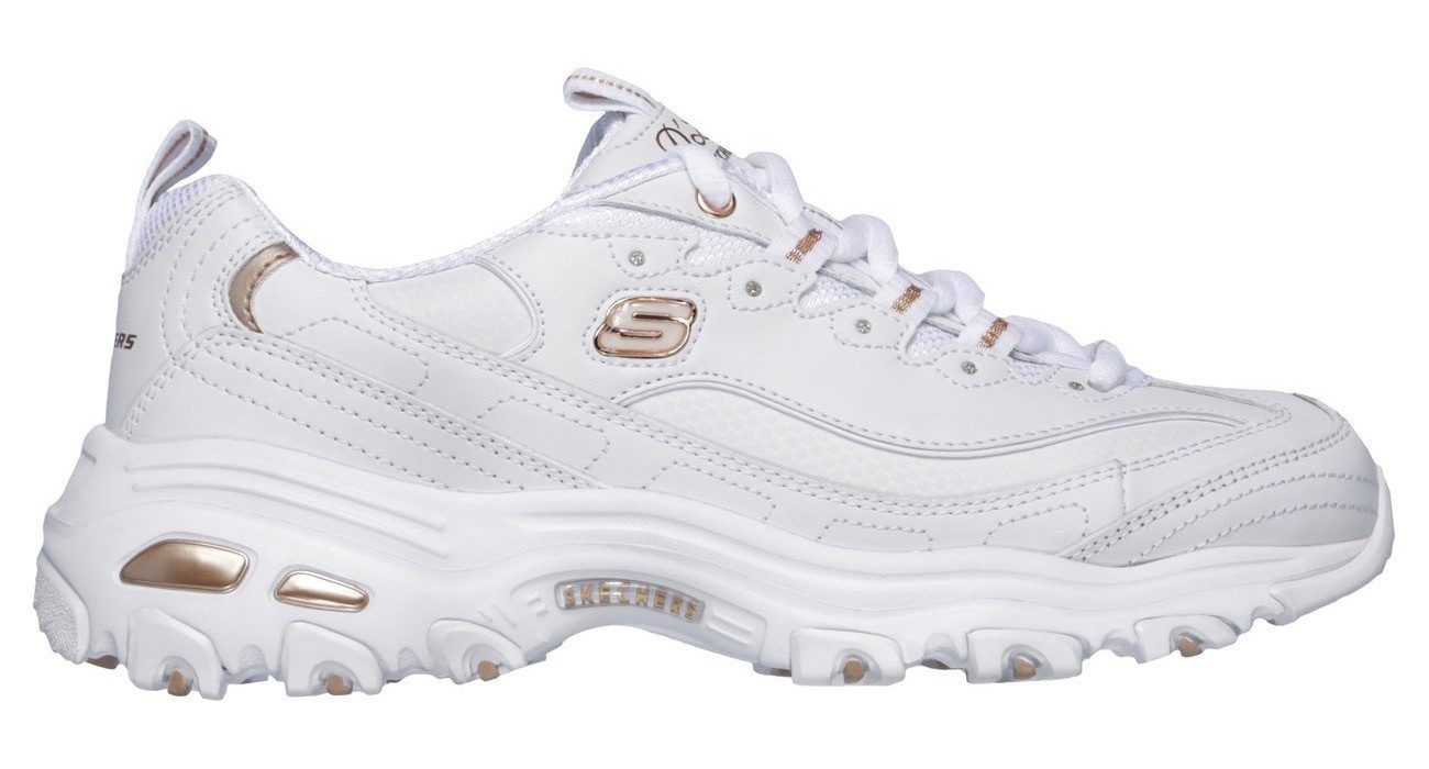 Skechers Sneakers D´Lites-Fresh Start Vrijetijdsschoen, lage schoen, veterschoen met bio-dri-uitrusting