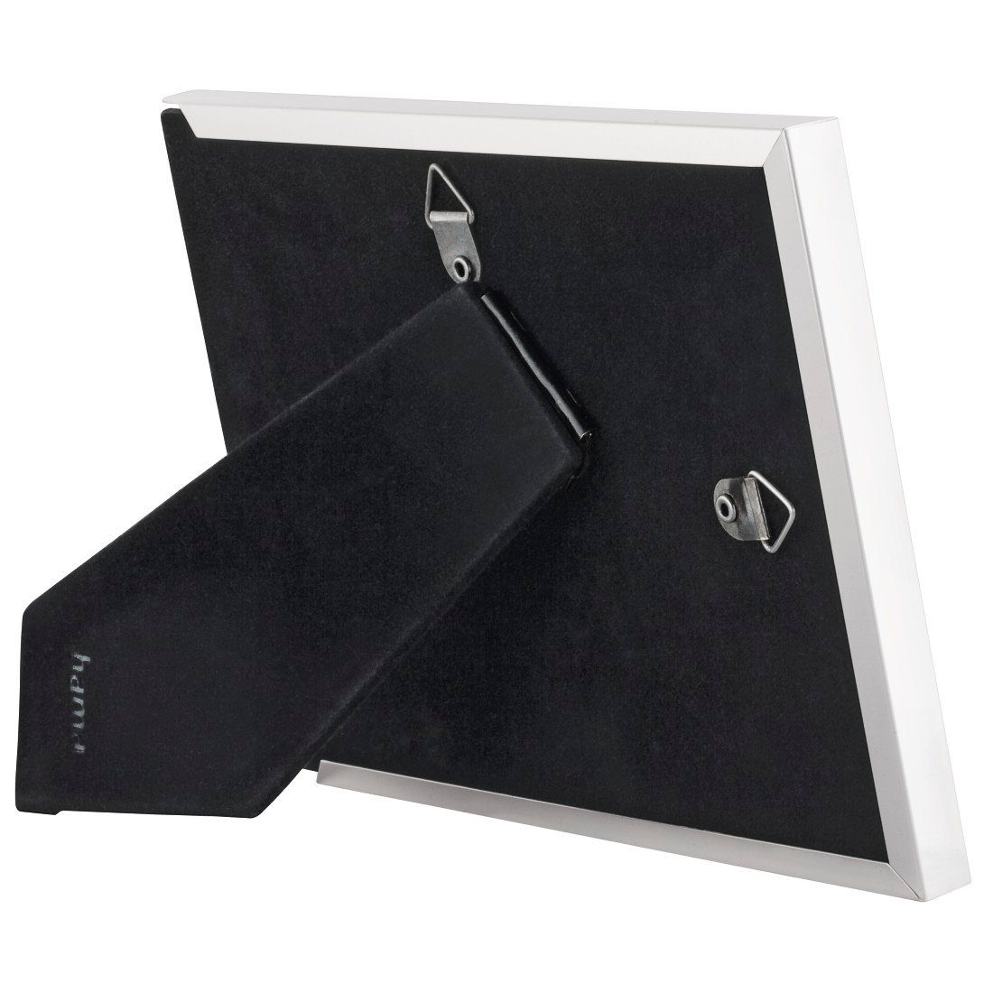 Hama Fotolijst 10 x 15 cm voor 1 foto, om op te hangen en te plaatsen, zilverkleur