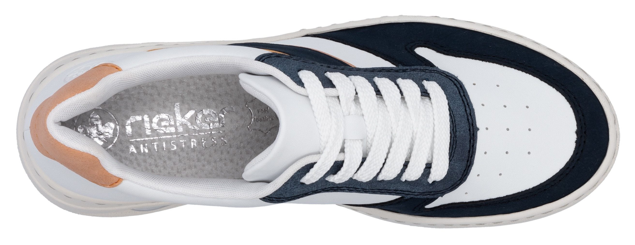 Rieker Plateausneakers , basket-sneaker, veterschoen, lage schoen met rieker air uitrusting