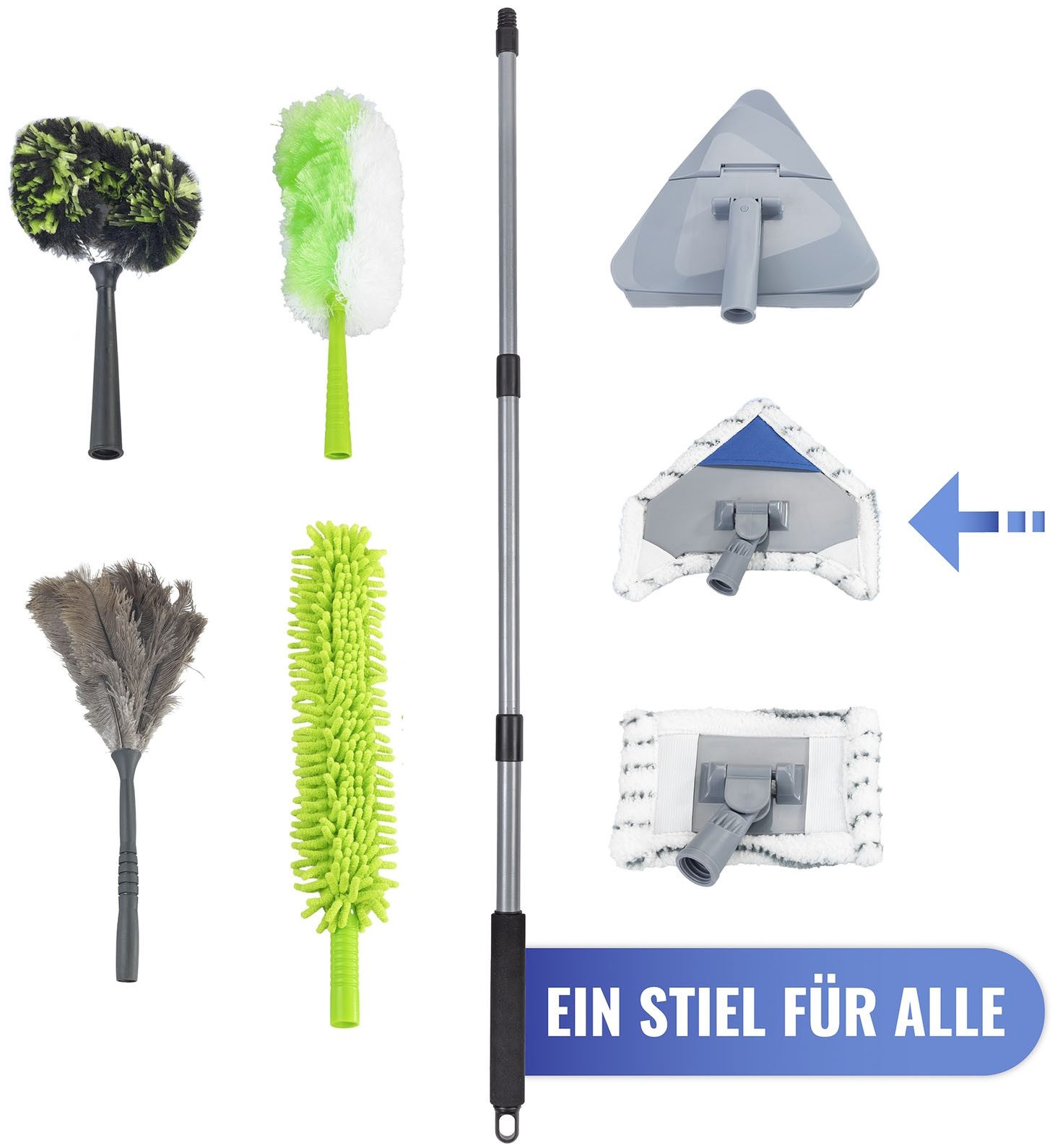 Maximex Vloerwisserset Multiflex-wisser inclusief telescopische steel (set, 5-delig)