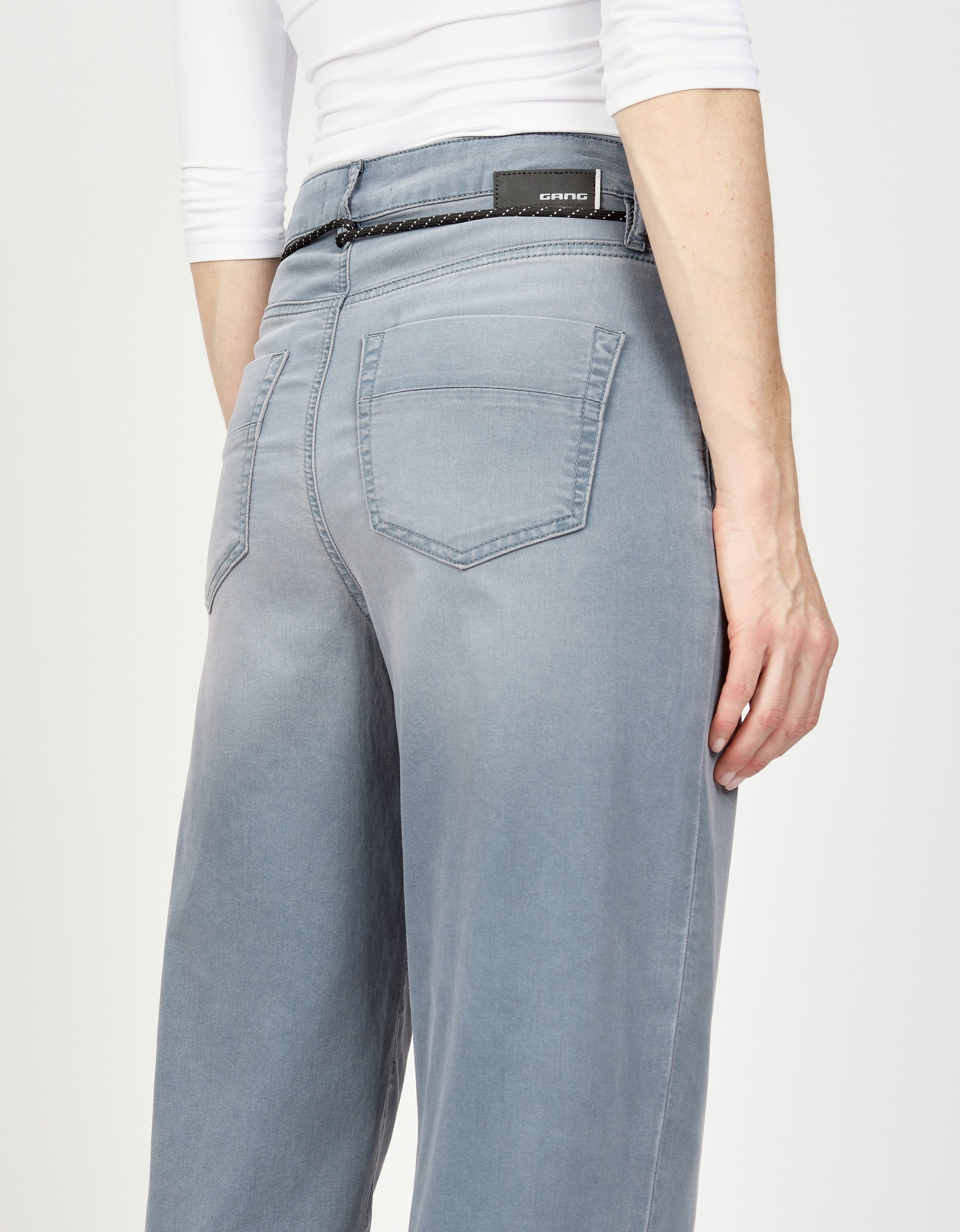 GANG Ankle jeans 94SILVIA JOGGER in ballon-fit casual wijd o-vorm