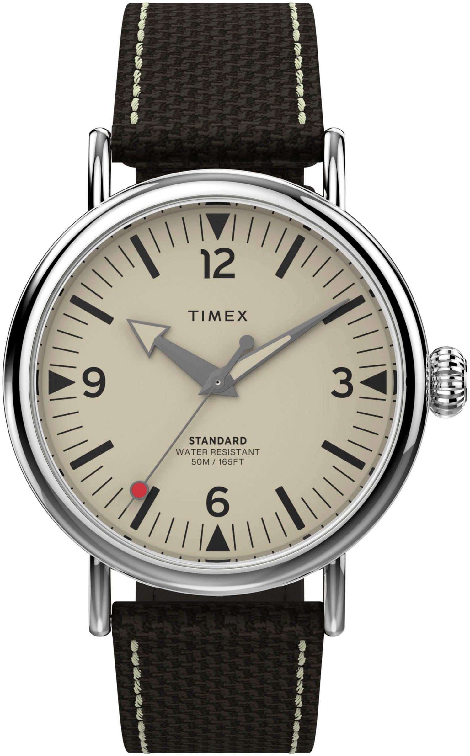 Timex Kwartshorloge WATERBURY STANDARD Armbanduhr, herenhorloge, lichtgevende wijzers, mineraalglas, analoog