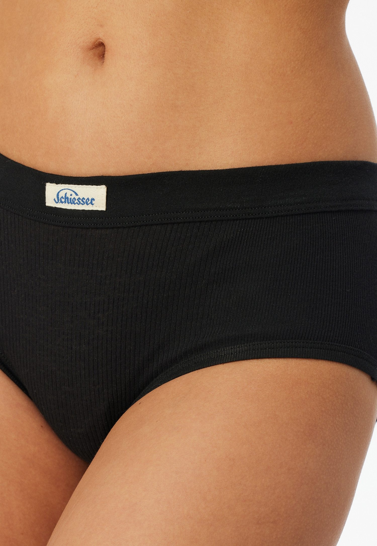 Schiesser Hipster Revival met geplaatst ribpatroon en brede elastische tailleband
