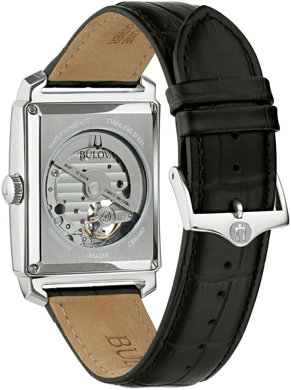 Bulova Automatisch horloge Sutton Horloge, herenhorloge, dameshorloge, leren band