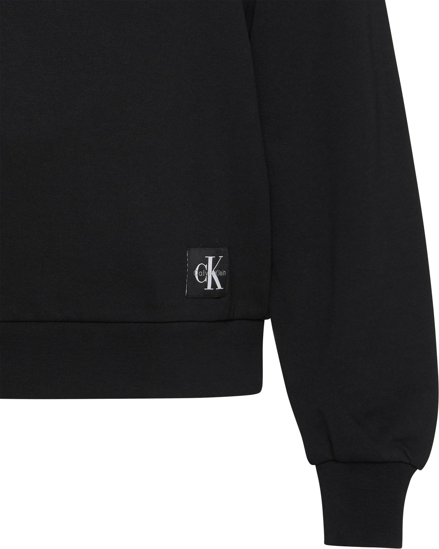 Calvin Klein Sweatshirt A- LS BADGE LOGO TERRY CREW NK