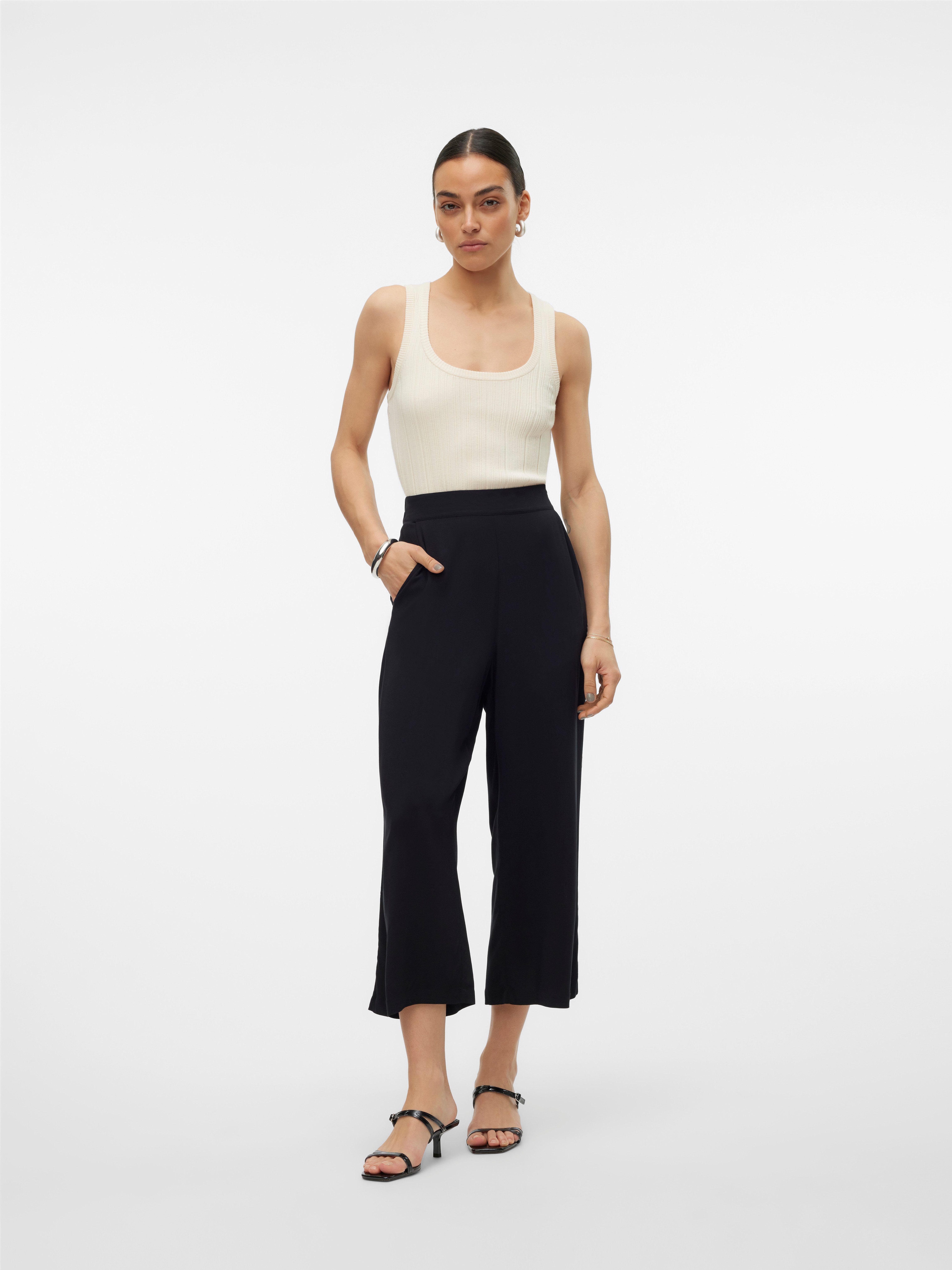 Vero Moda Comfortbroek VMEASY JOY HW CULOTTE PANTS WVN GA