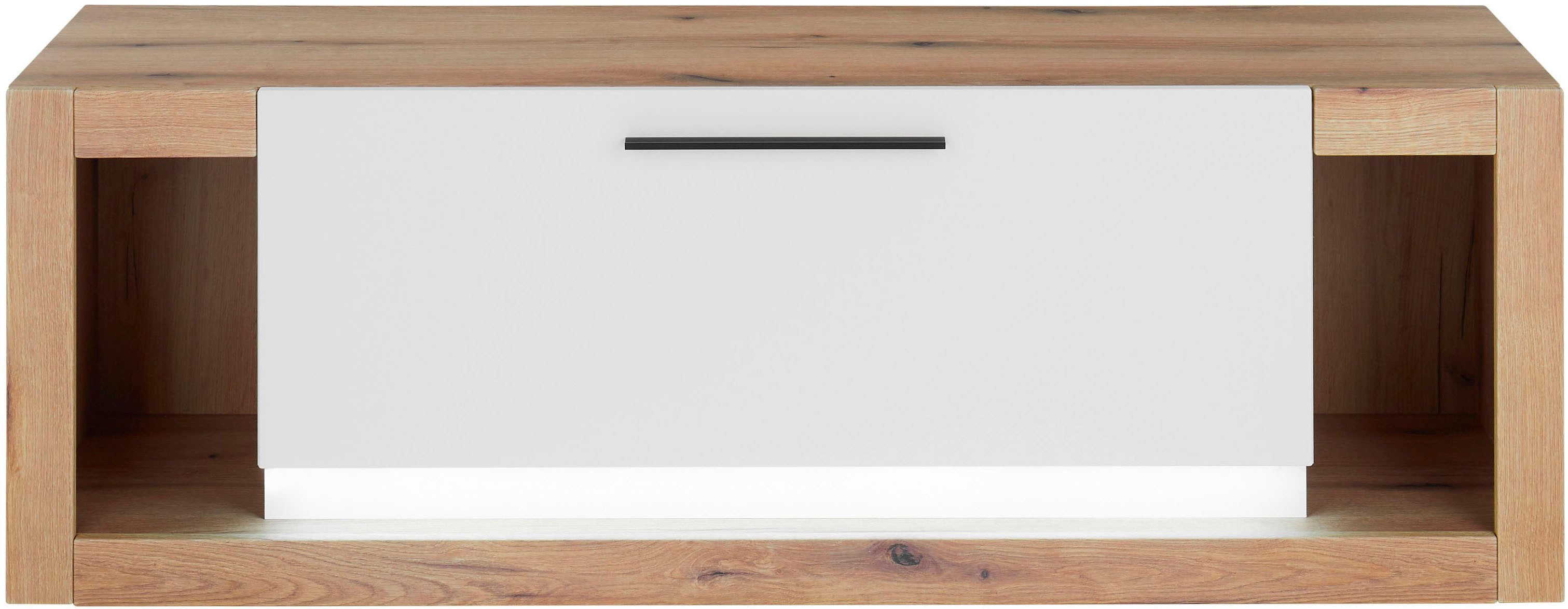 INOSIGN Tv-meubel Brixen, moderne TV-kast, commode in eik Evoke decor met wit Metalen grepen, voldoende opbergruimte, veelzijdig toepasbaar