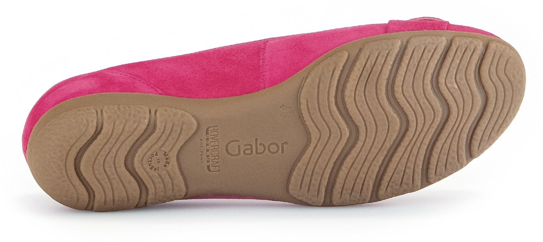 Gabor Ballerina's platte schoenen, instappers met hovercraft luchtkamer-zool