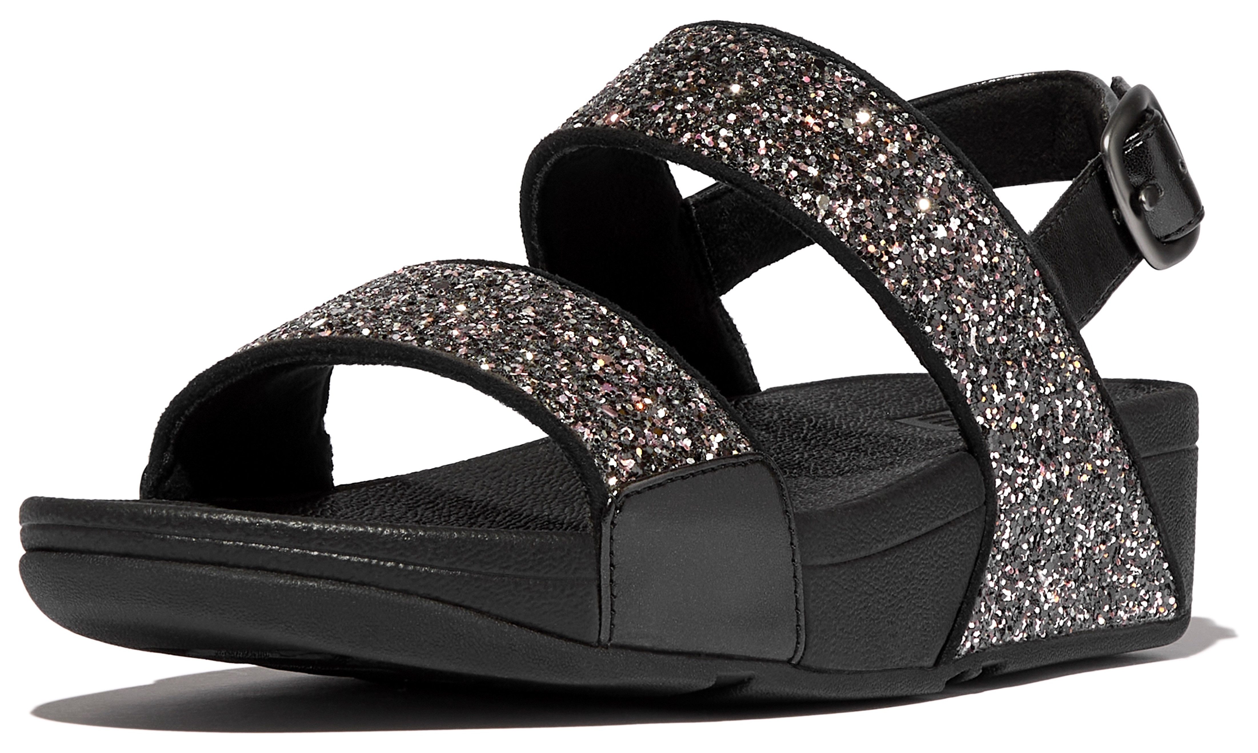 Fitflop Sandalen LULU , wedge sandaal, zomerschoen met glitter