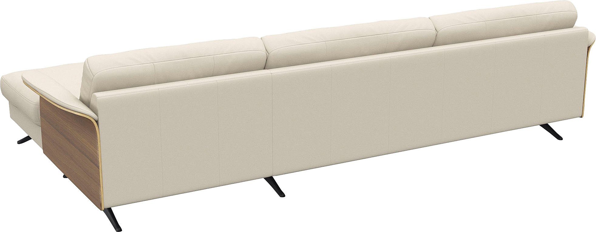 FLEXLUX Hoekbank Glow, super comfortabel door hoogwaardige zitconstructie met binnenvering, L-vorm