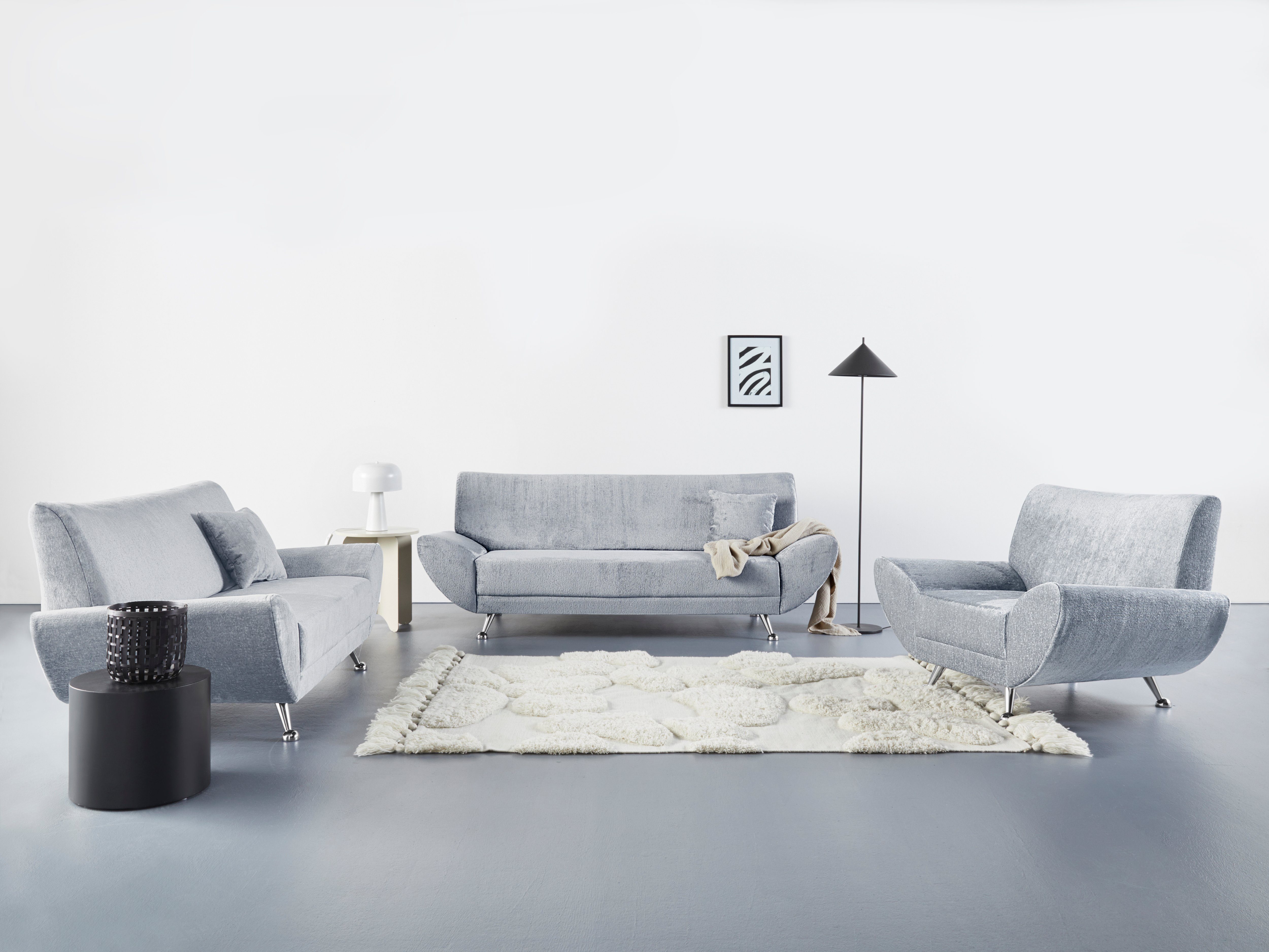 INOSIGN Zithoek Saltare elegant en comfortabel, OTTOs Choice (3-delig) grijs, zithoeken