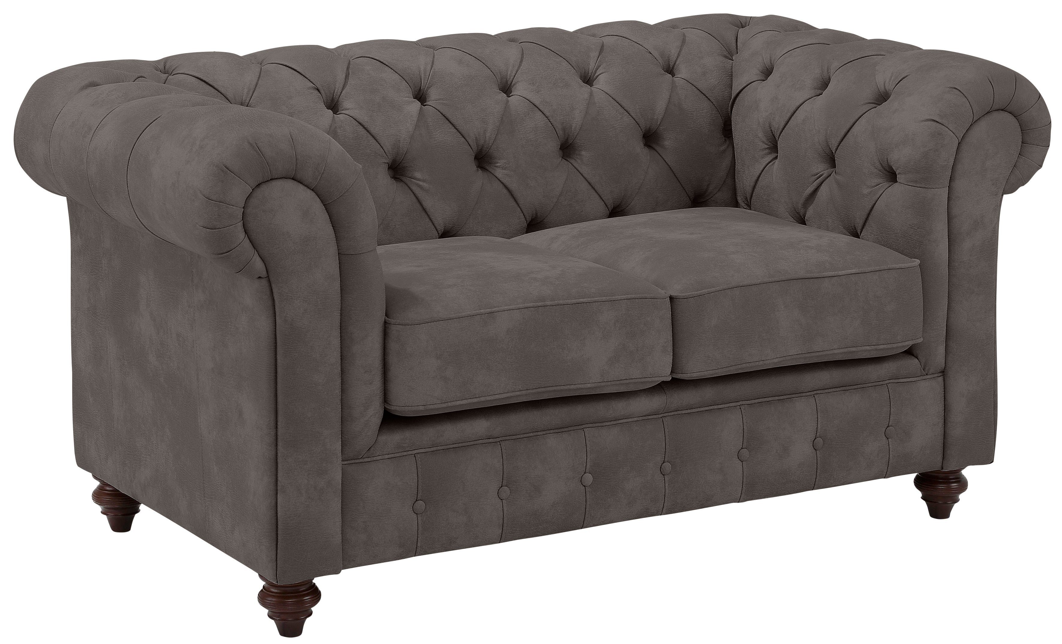 Home affaire Chesterfield-bank CHESTERFIELD met hoogwaardige knoopdetails, ook in leer