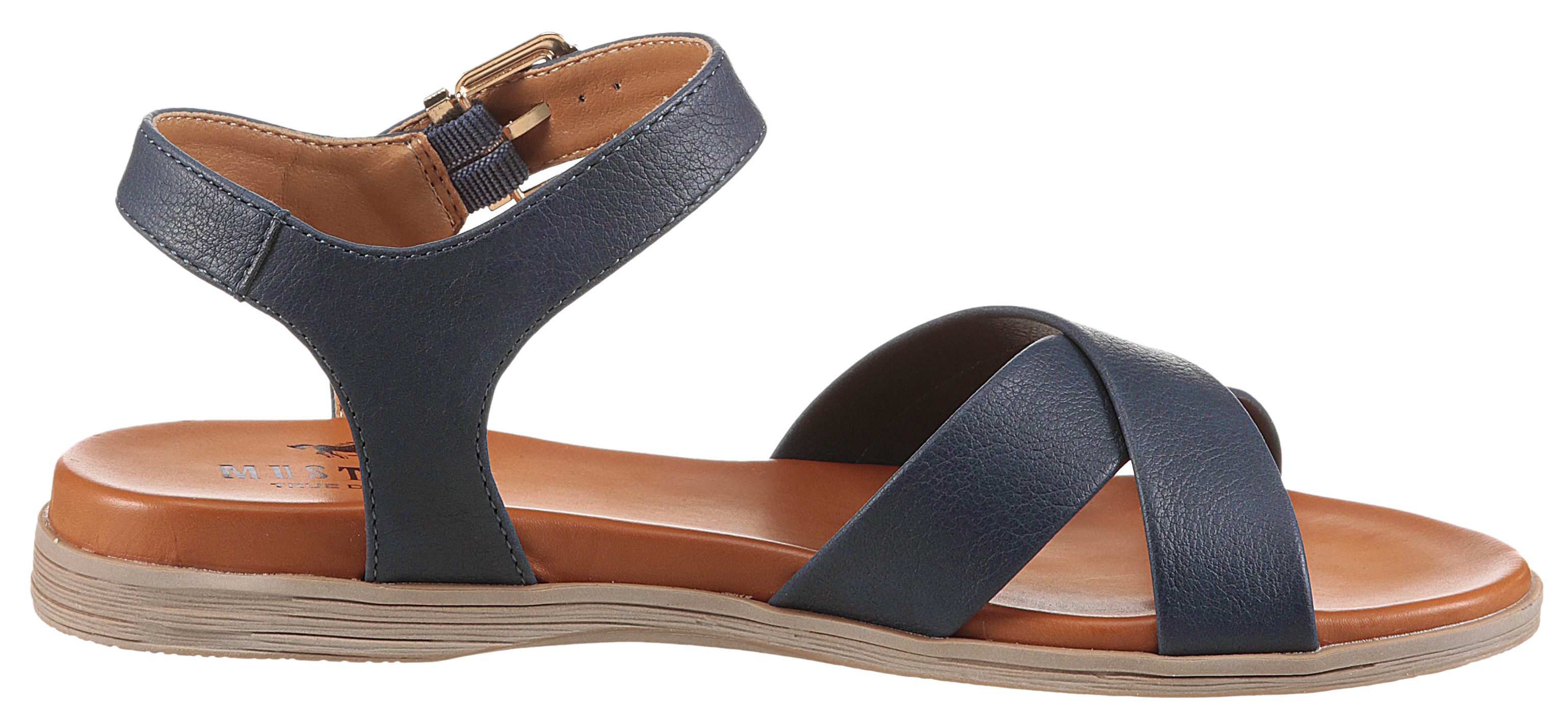 Mustang Shoes Sandalen , zomerschoen, sandaal, riemchensandaal, met brede bandjes