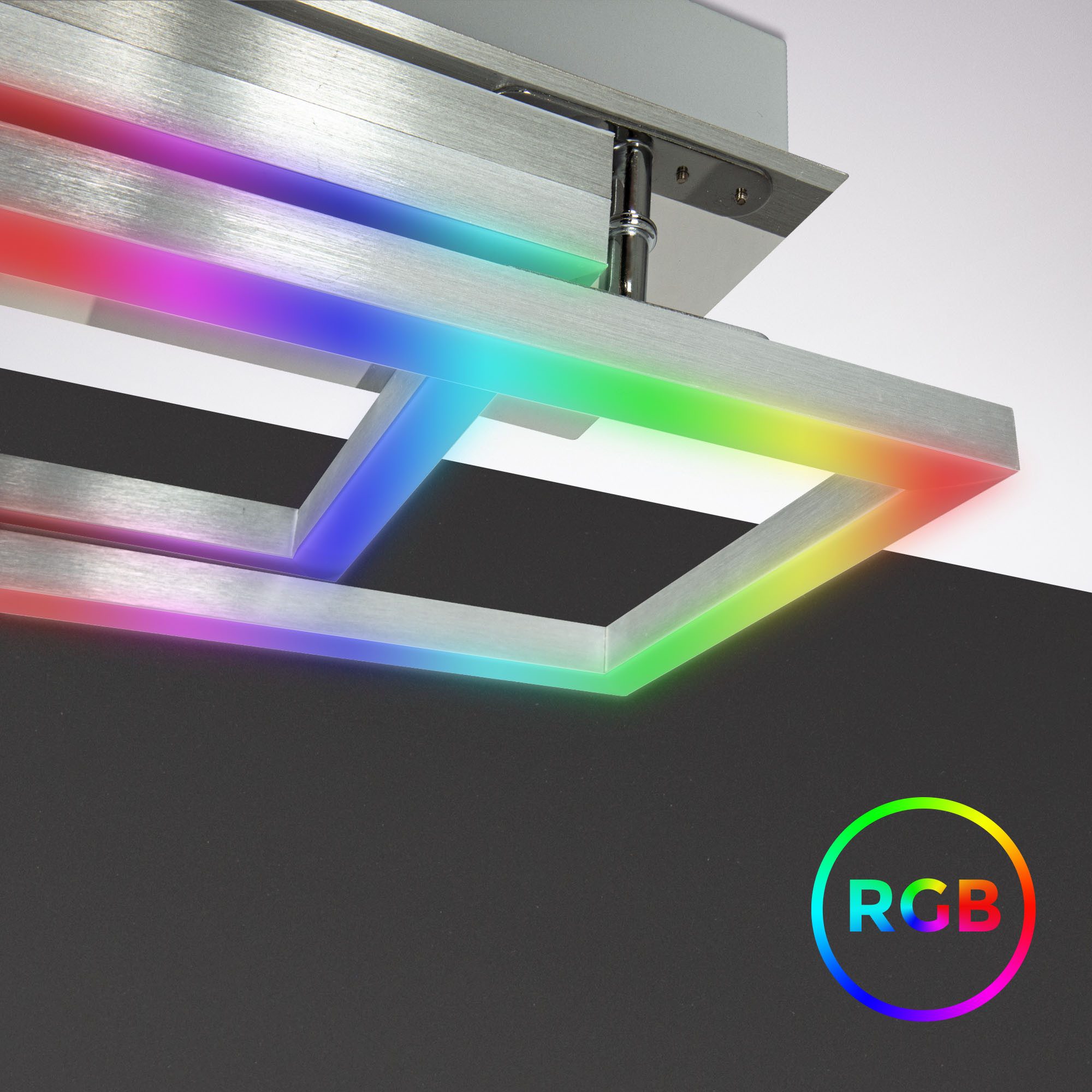 B.K.Licht Led-plafondlamp Slimme LED plafondlamp, met kleurverandering, lichteffecten (1 stuk)