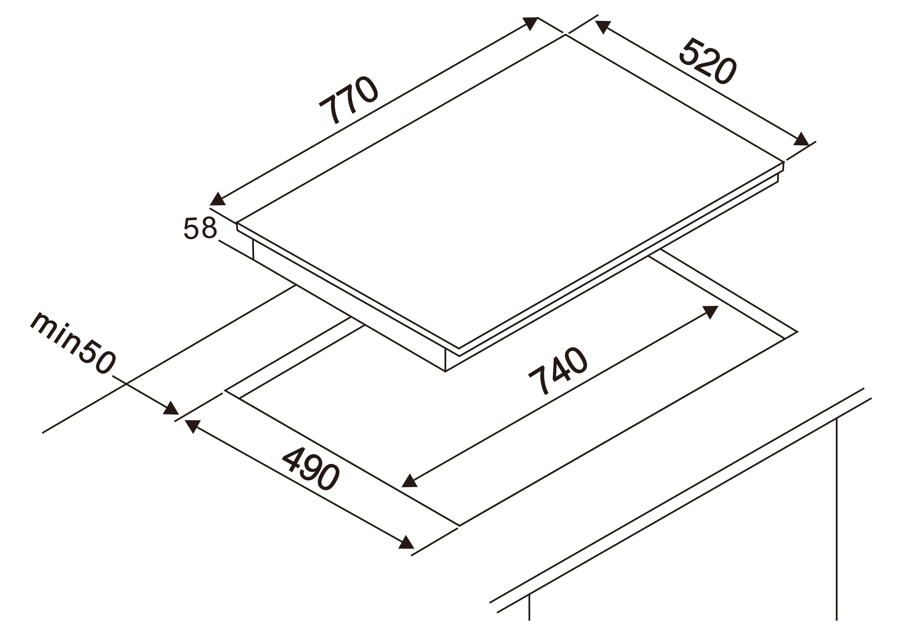 RESPEKTA Inductiekookplaat KM8800IF-28