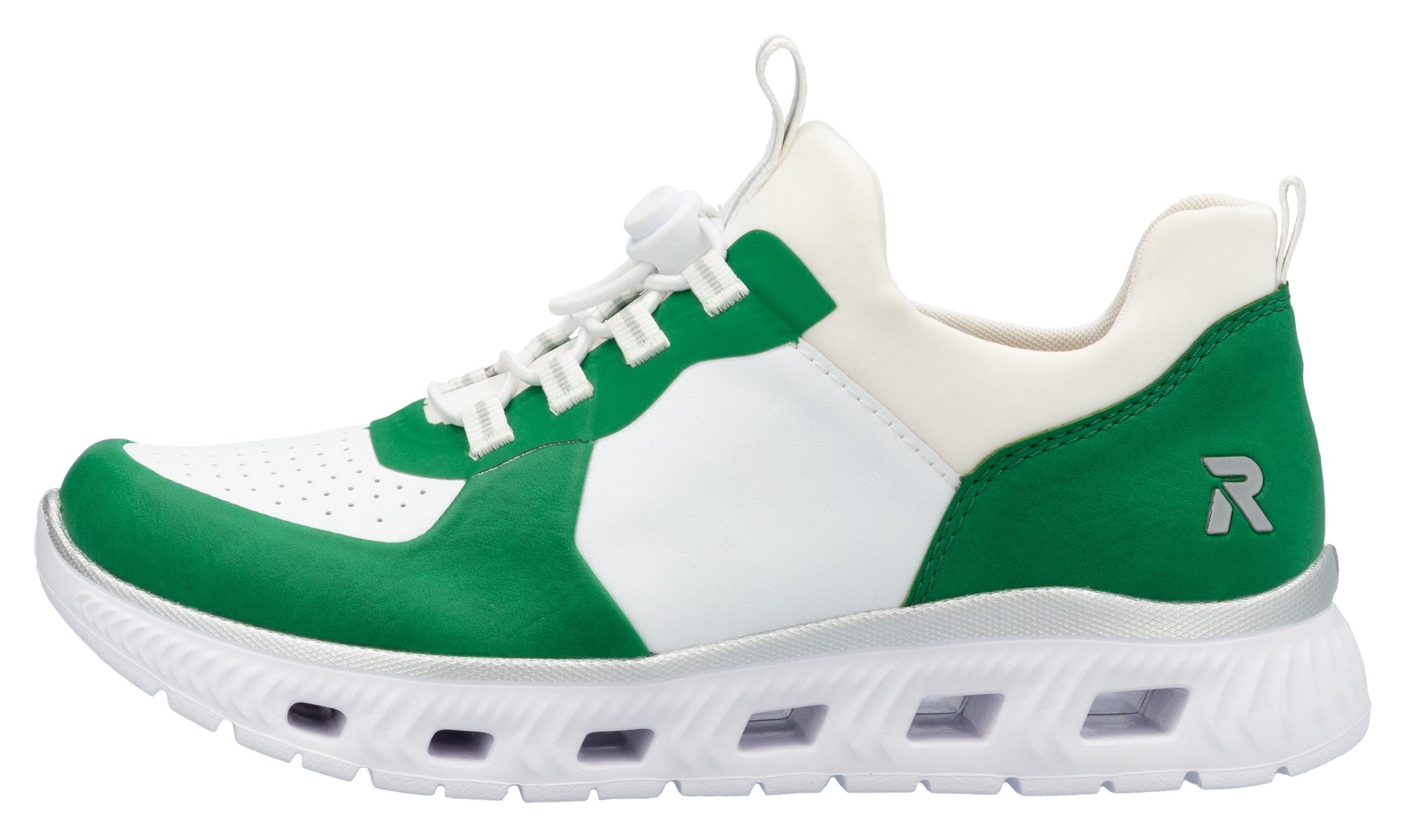 RIEKER Sport Slip-on sneakers Vegan , instapschoen, lage schoen, vrijetijdsschoen met snel sluiting