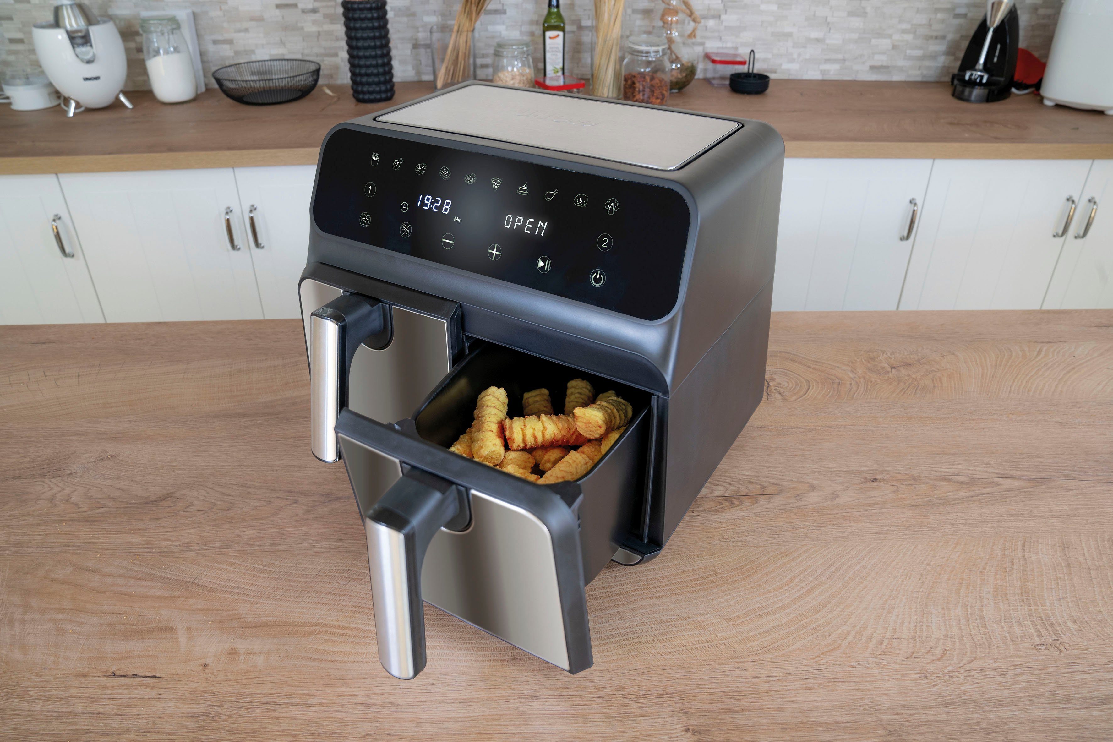 Unold Airfryer Dubbele kamer twin zone 58685
