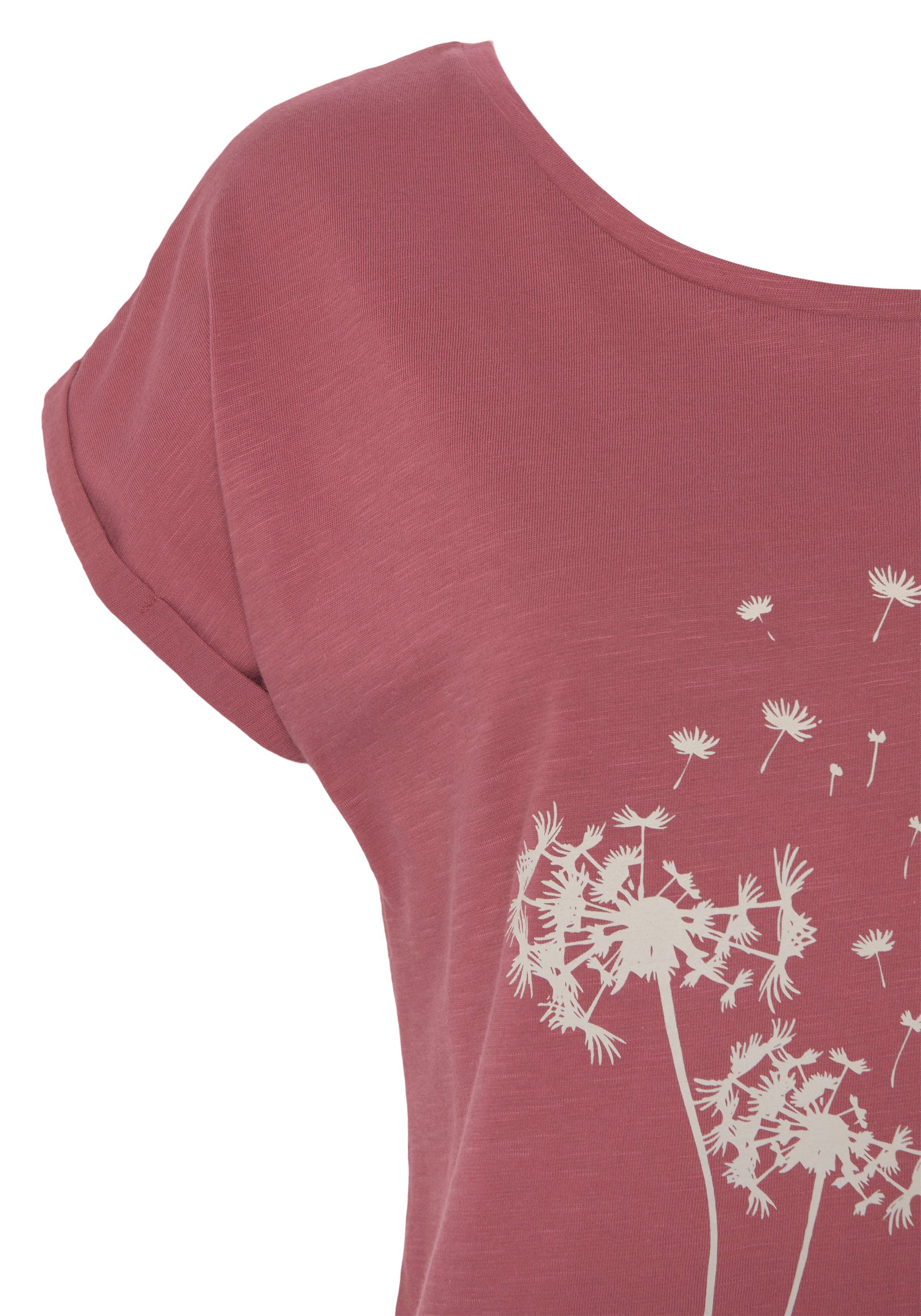 Vivance T-shirt Met print 'Pusteblume' aan de voorkant (1-delig)
