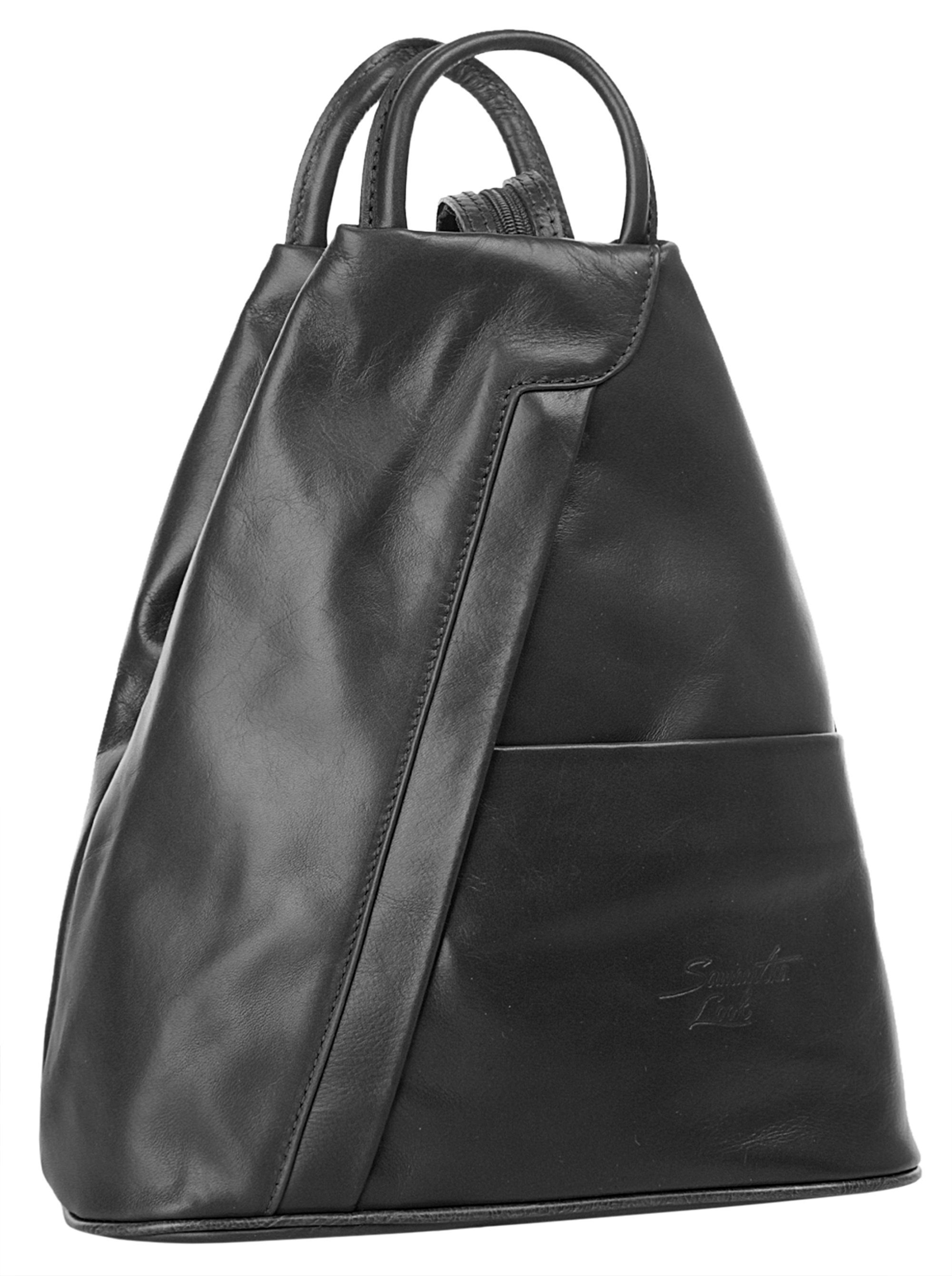 Samantha Look Rugzak echt leer, made in italy