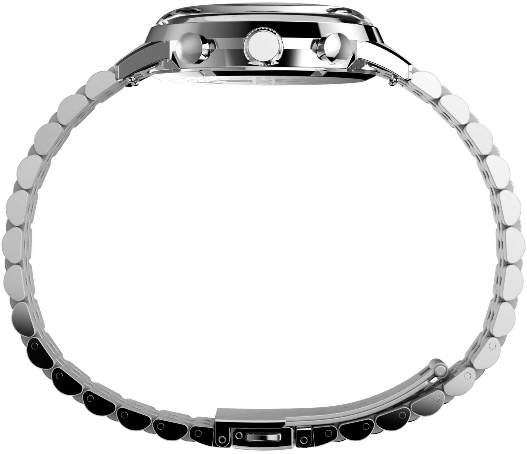 Timex Chronograaf Marlin Quarzuhr, horloge, heren, datum, stopwatchfunctie, 12/24-uurweergave