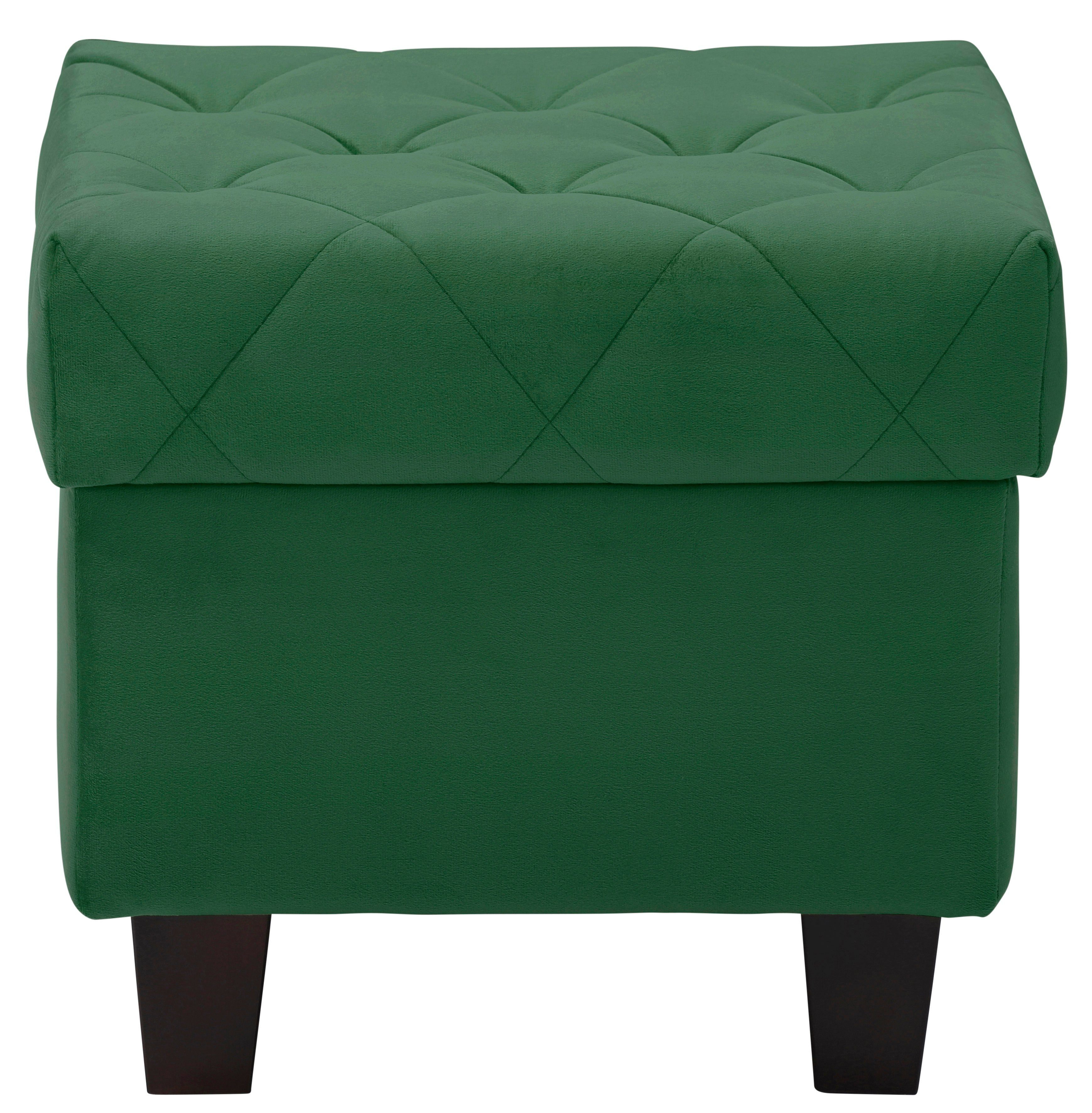Home affaire Oorfauteuil ALEXANDRA incl. hocker, met stiksels, in vele kleuren (2-delig - 2 stuks)