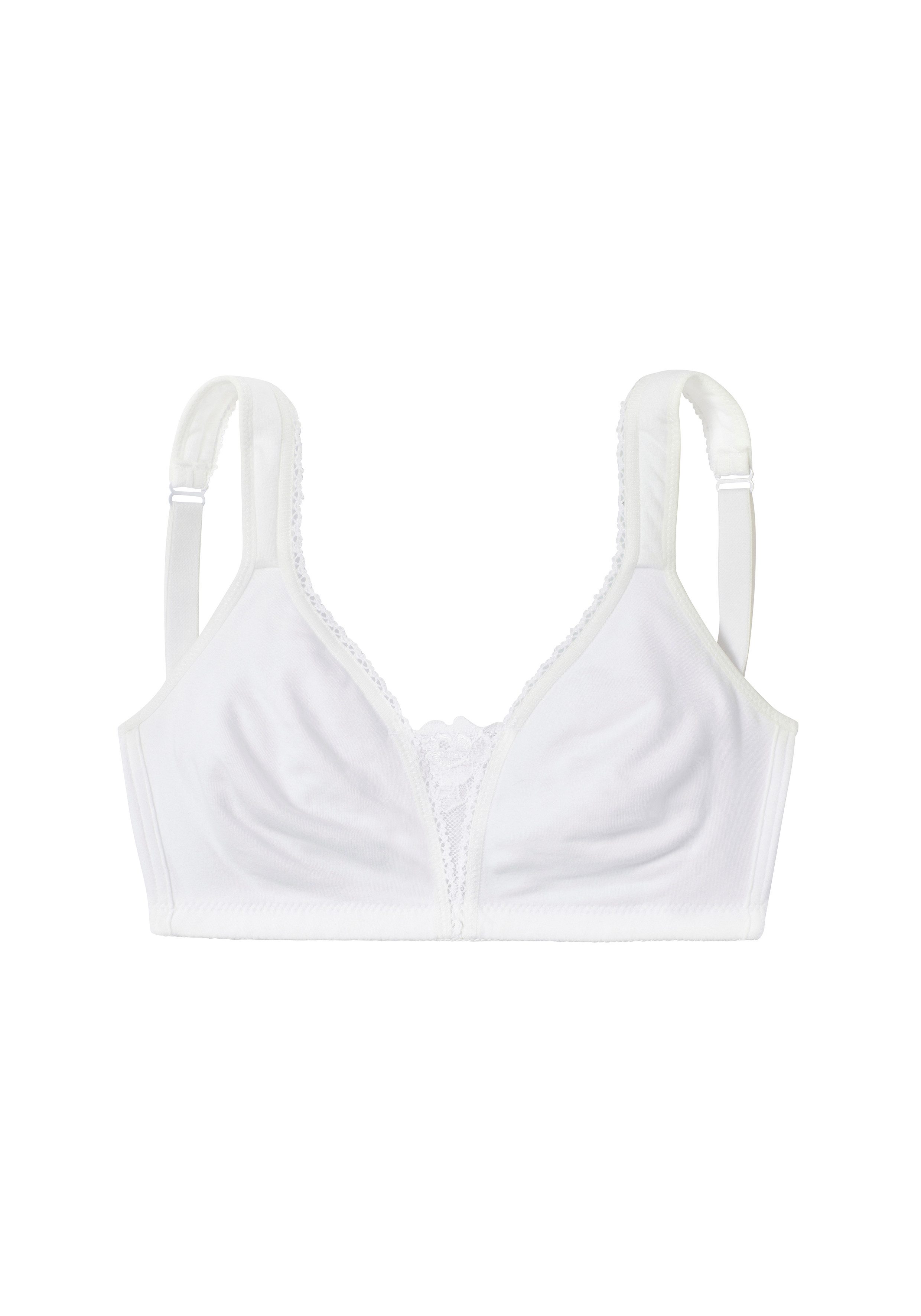 Petite fleur Soft-bh zonder beugels met kanten details (Set van 2)