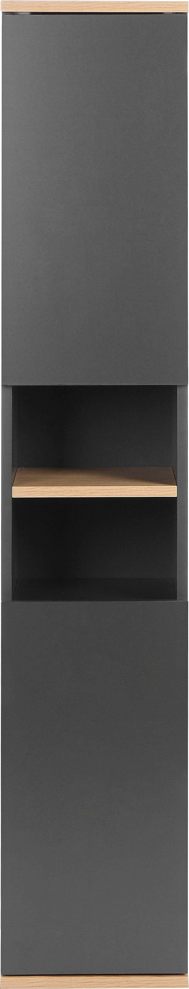 welltime Hoge kast Haarlem Breedte 24 cm, badkamermeubel kast