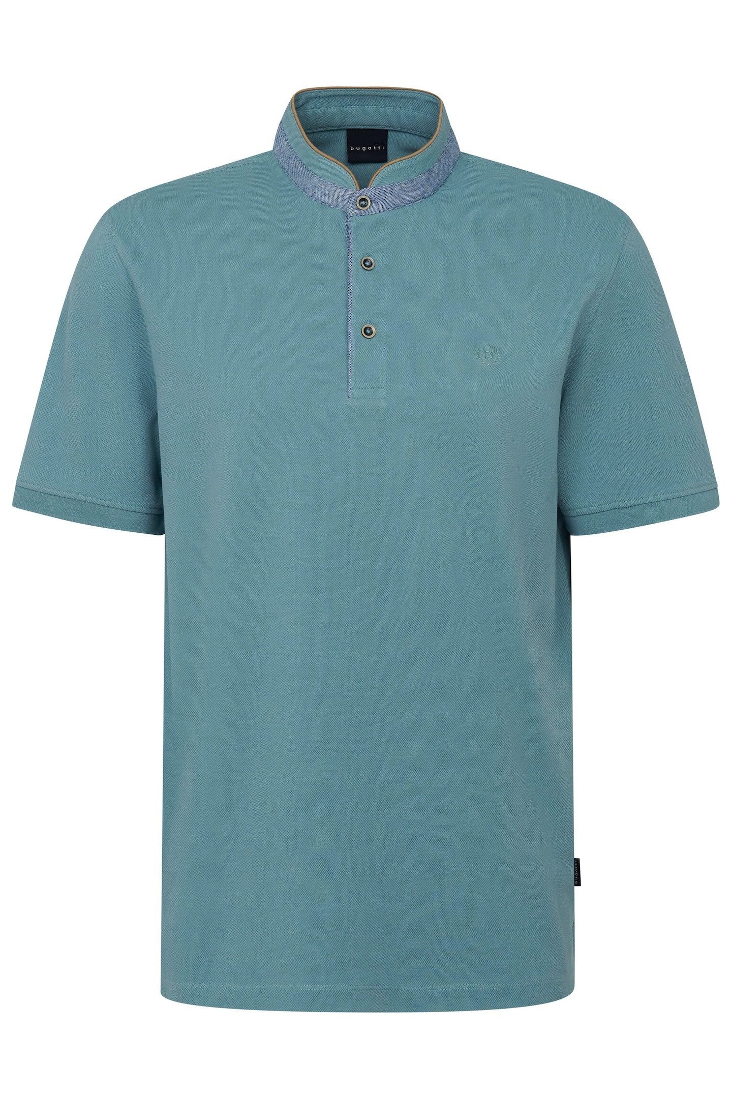 Bugatti Poloshirt met opstaande kraag