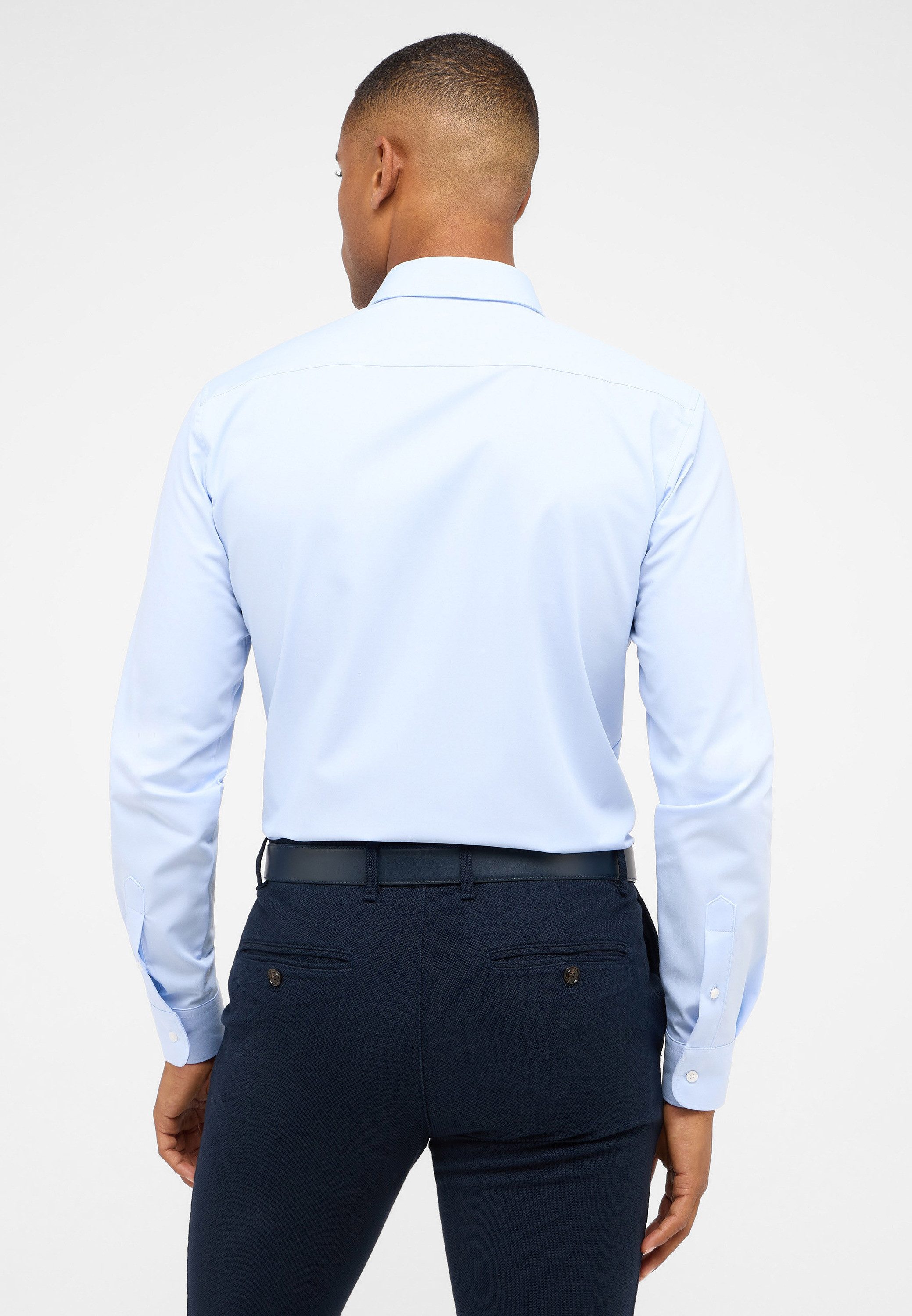 Eterna Overhemd met lange mouwen Slim fit