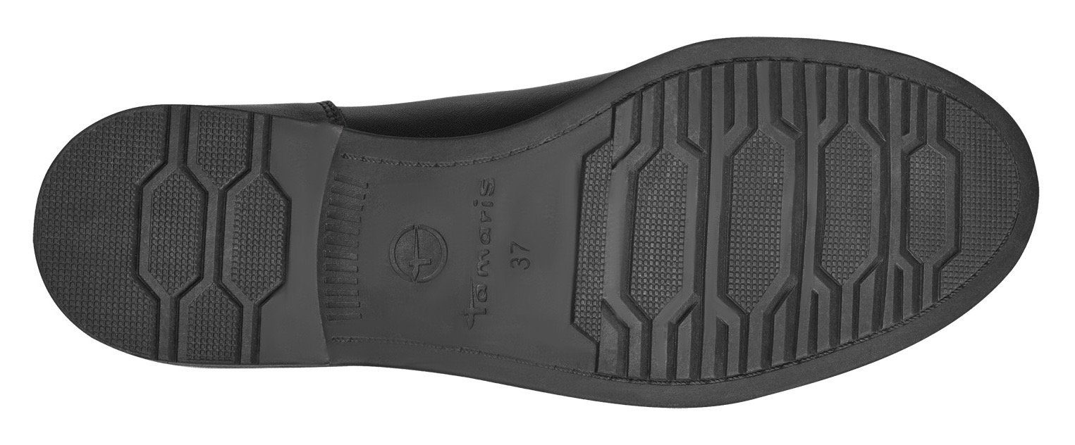 Tamaris Chelsea-boots blokhak, laarsjes, business schoen, instapschoen, aantrekband