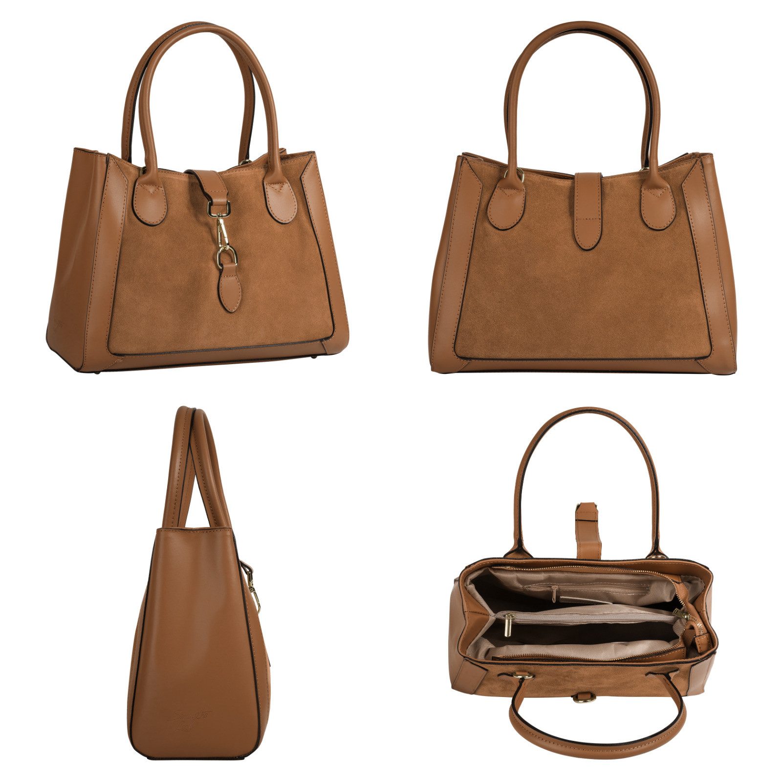 Samantha Look Shopper echt leer, made in italy