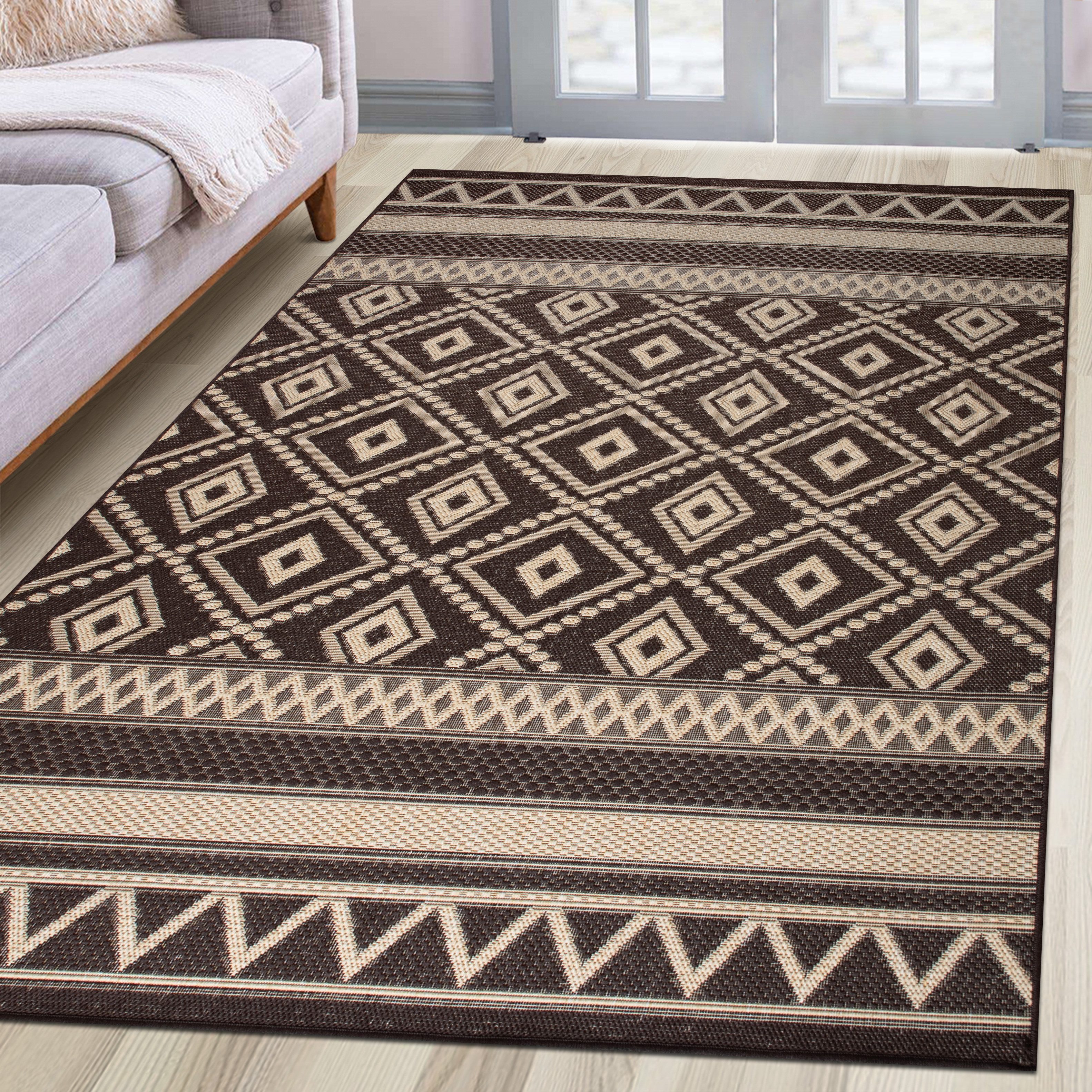 my home Vloerkleed Toronto is ook als loper verkrijgbaar Geschikt voor binnen en buiten, sisal-look, weerbestendig & uv-bestendig, boho