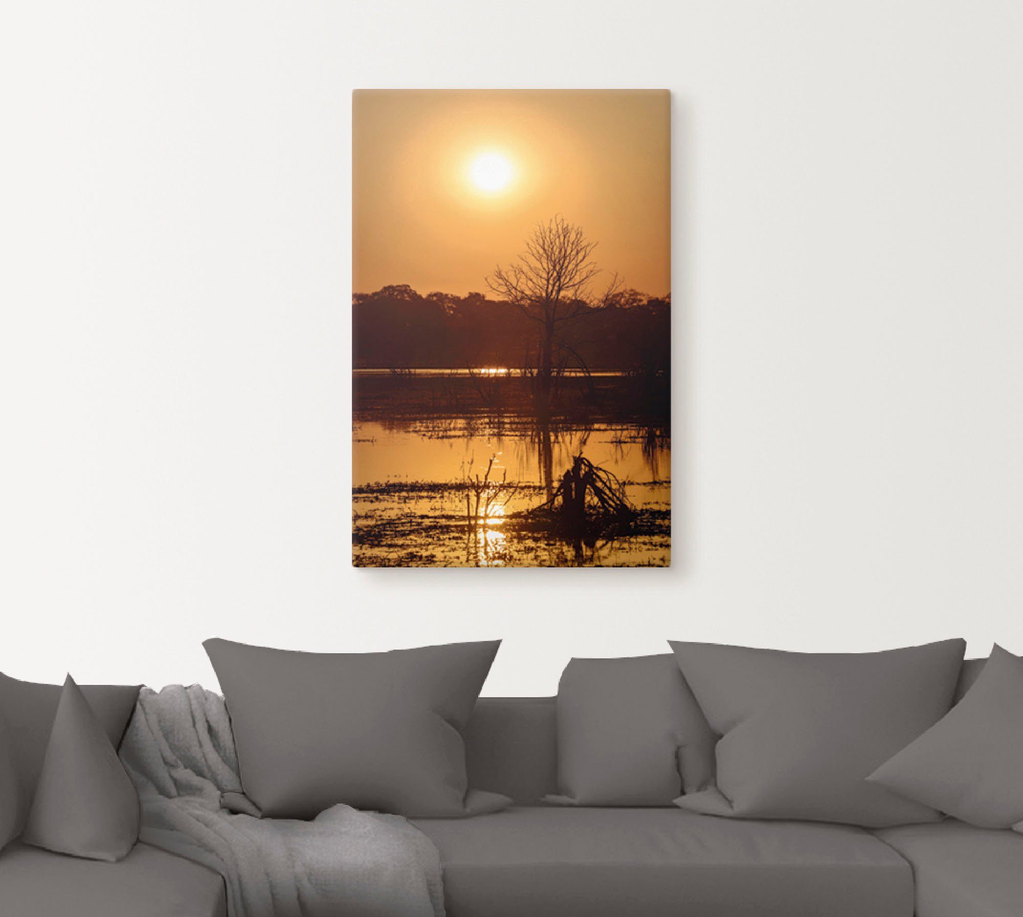 Artland Artprint Zonsondergang II in vele afmetingen & productsoorten - artprint van aluminium / artprint voor buiten, artprint op linnen, poster, muursticker / wandfolie ook gesch