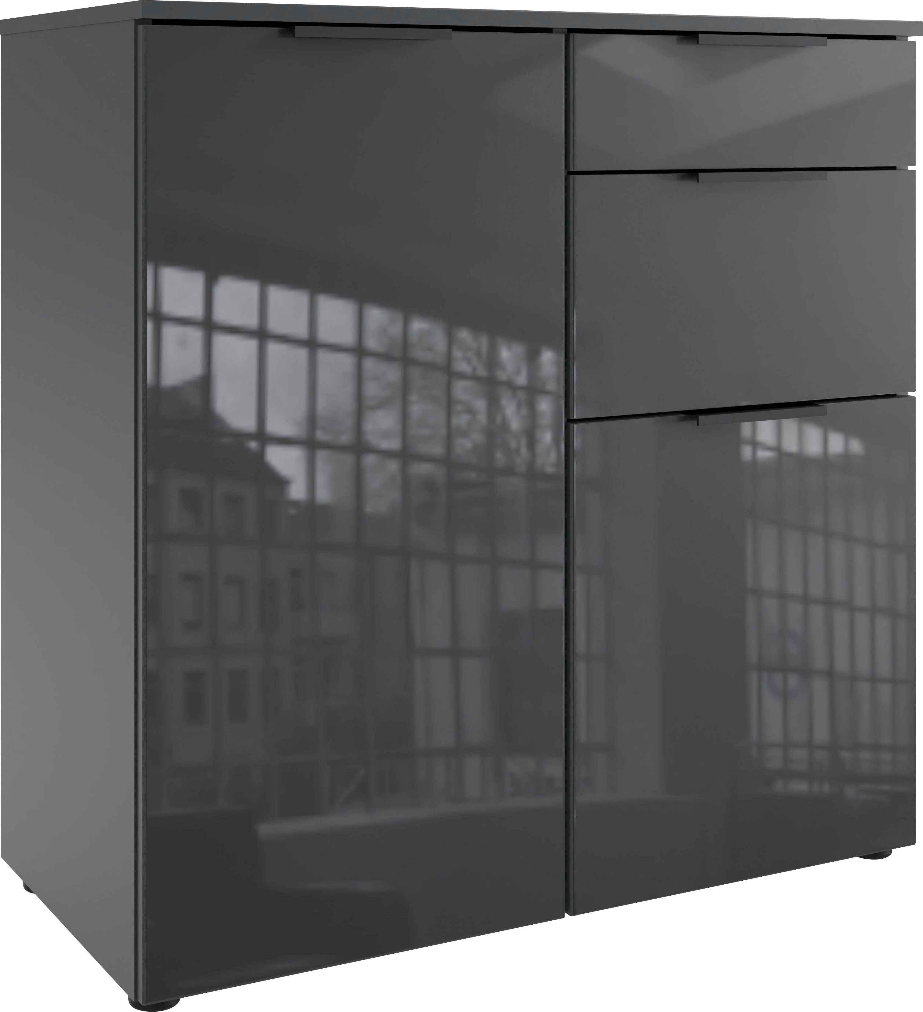 Wimex Kast met laden en deuren Level36 black C by fresh to go