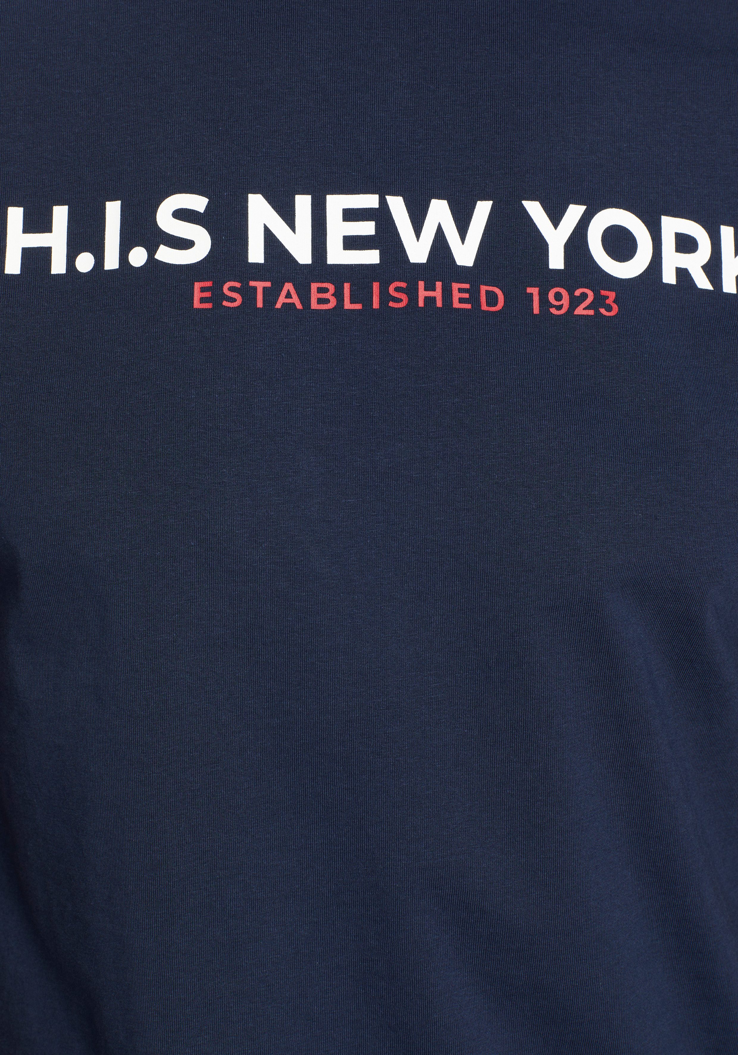 H.I.S T-shirt Met grote frontprint