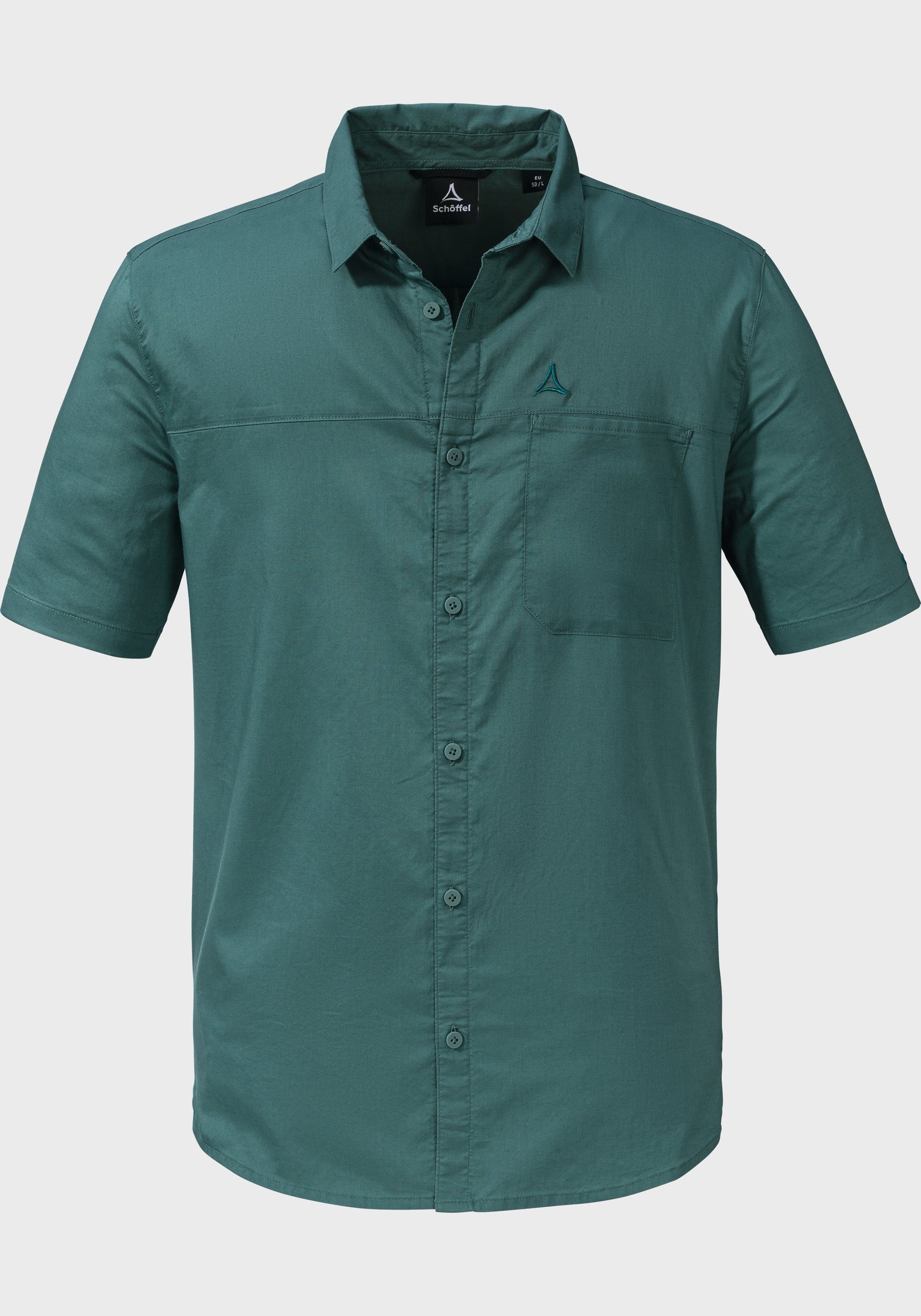 Schöffel Outdooroverhemd Shirt Triest M heren overhemden maat 48 groen