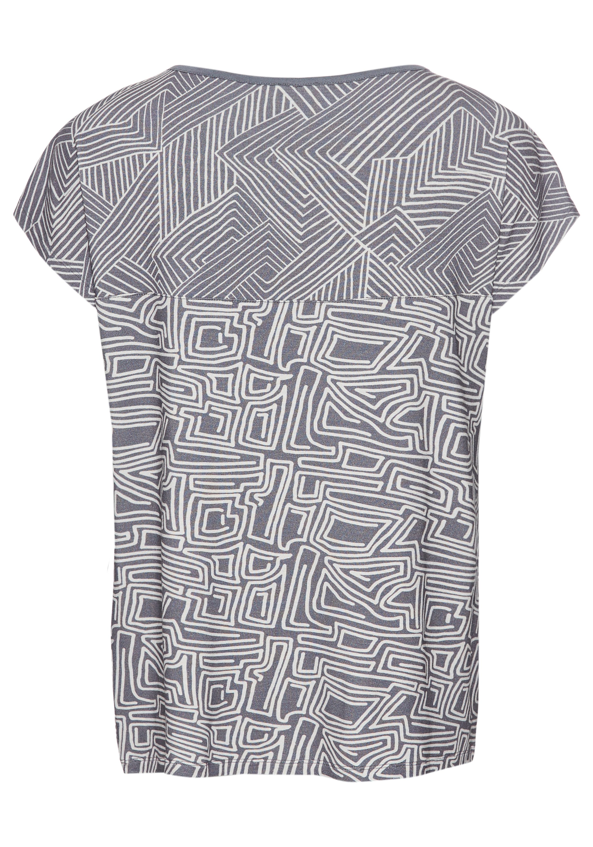 Laura Scott T-shirt met stijlvolle mix van patronen in grafisch ontwerp - nieuwe collectie
