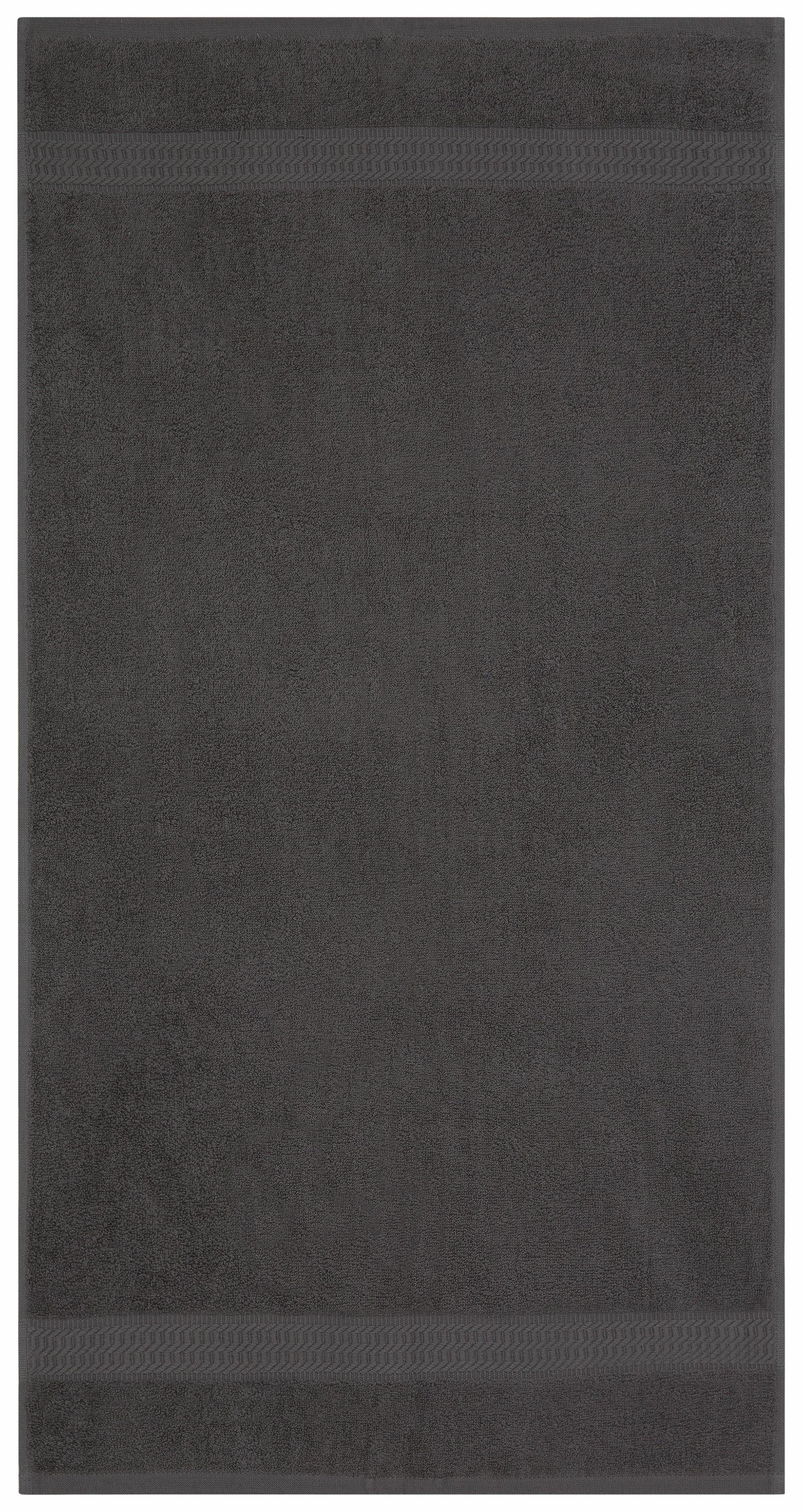 my home Handdoekenset Juna, 6-delig, 2 douchehanddoeken (70x140) 4 handdoeken (50x100) (set, 6-delig)